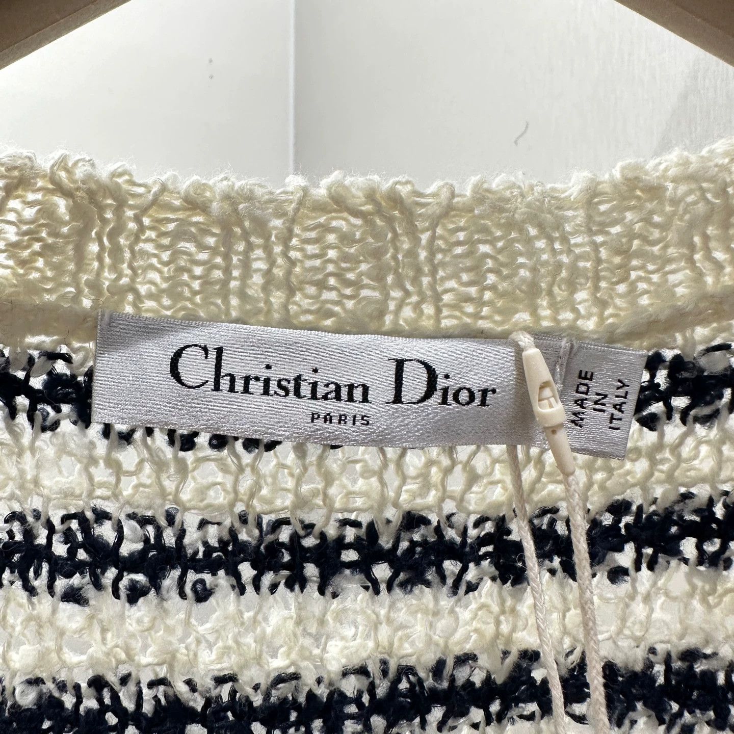Christian Dior Monsieur Dior may792 25 New Striped Star Logo Knit Tee 34 Cotton Size XS / US 0-2 / IT 36-38 - 3 Thumbnail