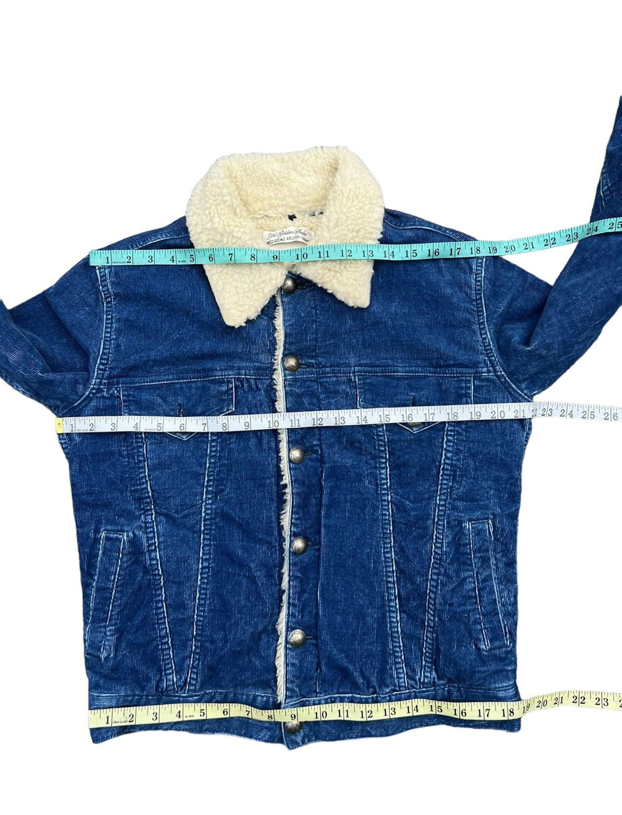 Remi Relief Remi Relief Japan Sherpa Lined Corduroy Trucker Jacket Size US S / EU 44-46 / 1 - 3 Thumbnail