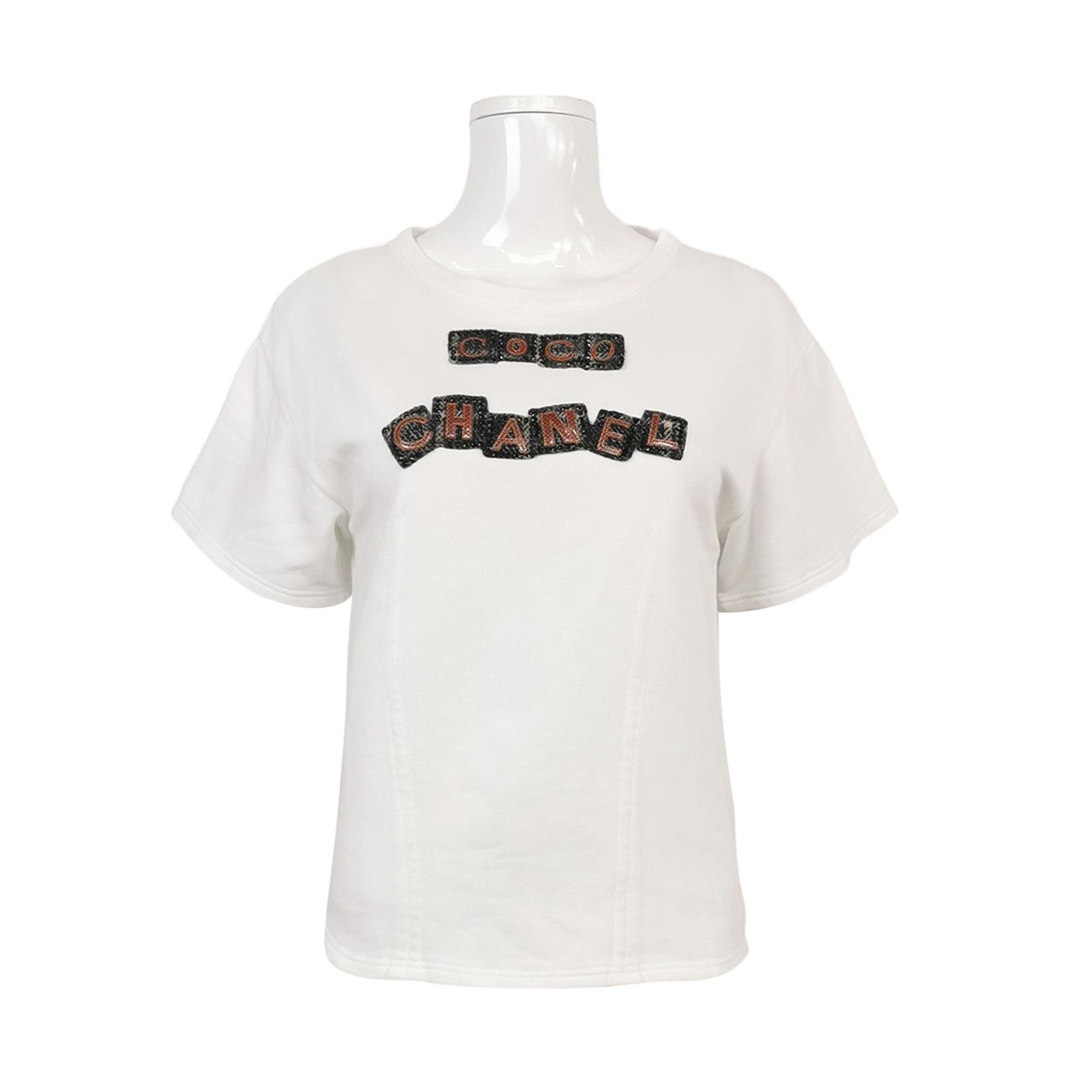 Chanel Chanel Women it_36 Short Sleeve Shirts Size XS / US 0-2 / IT 36-38 - 1 Thumbnail