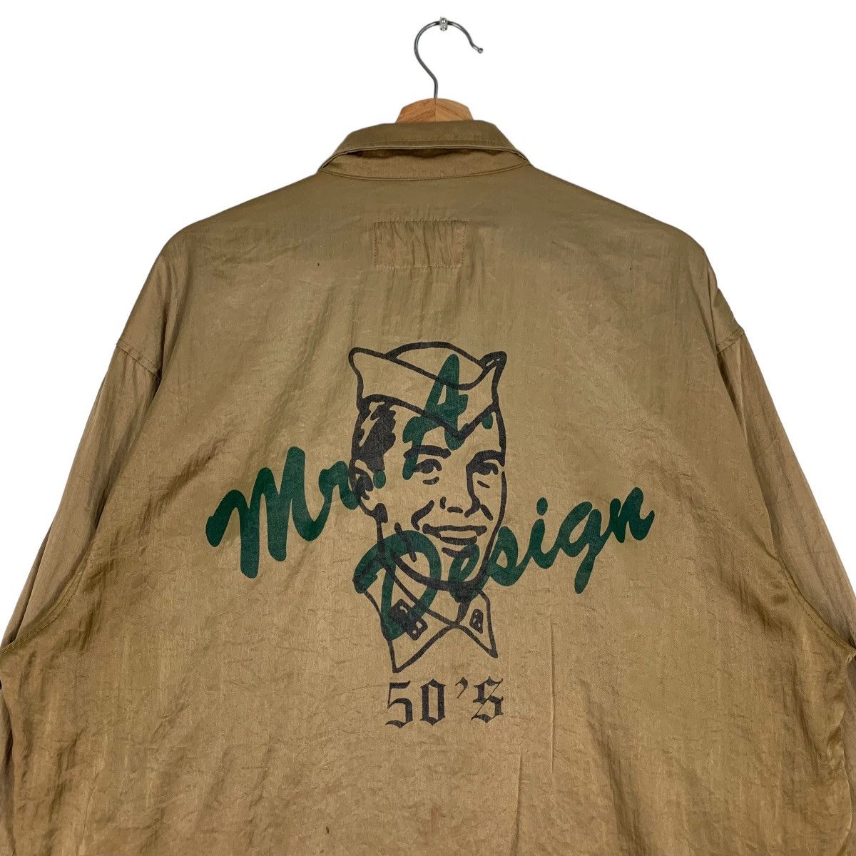 Vintage 50's MR. A DESIGN Big Logo Retro Jacket #0571-C26 Size US L / EU 52-54 / 3 - 2 Thumbnail