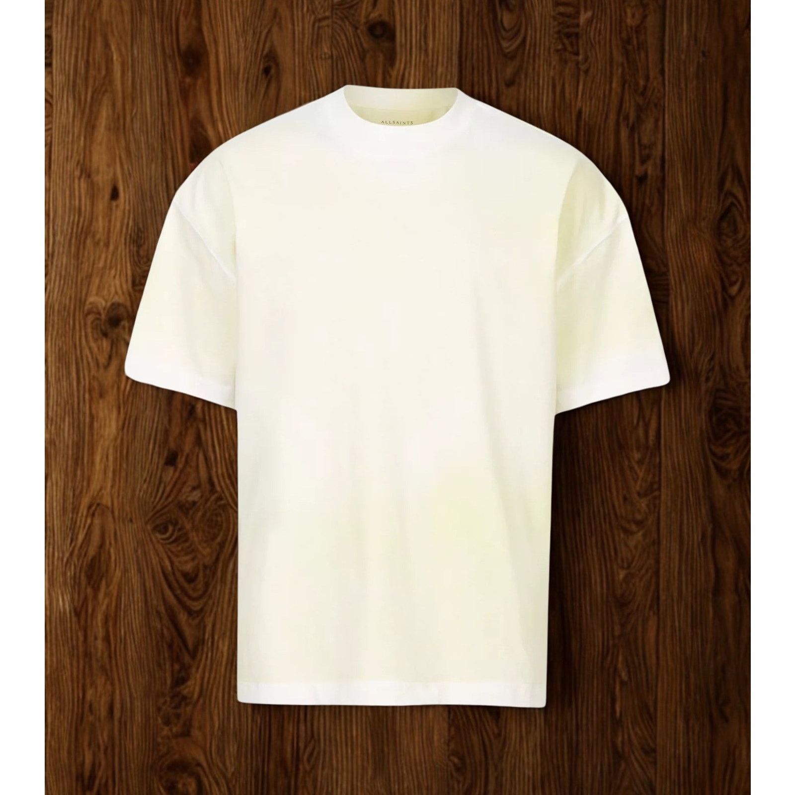 Allsaints ALLSAINTS Luca Oversized Tee XL Chartreuse Organic Cotton Size US XL / EU 56 / 4 - 1 Thumbnail