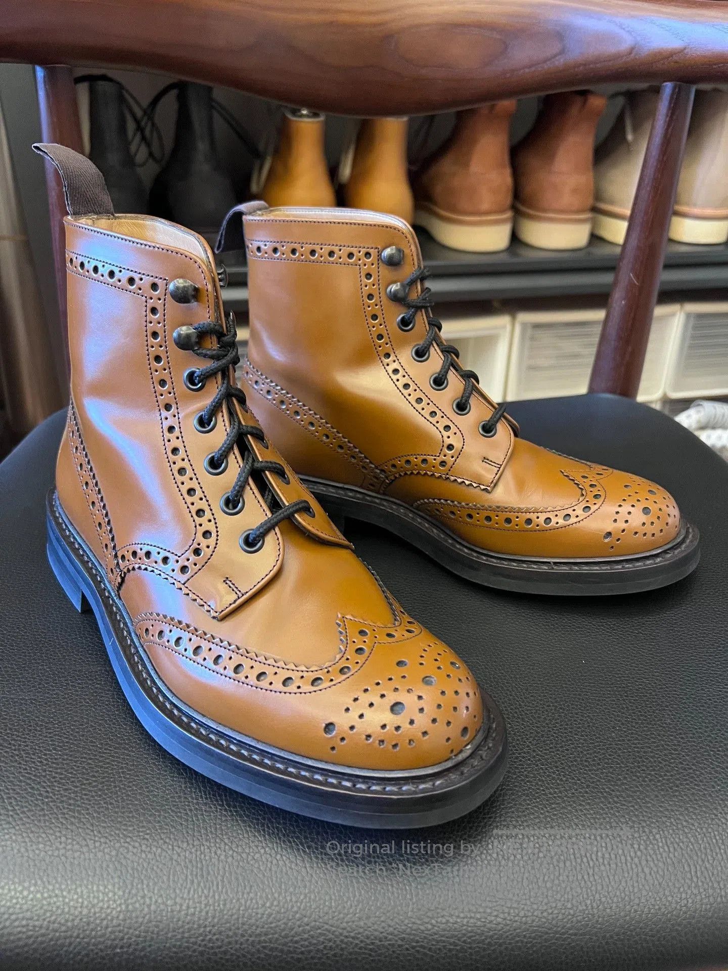 Church's Church's Women's Carved Derby Boots. Size US 7.5 / IT 37.5 - 2 Thumbnail