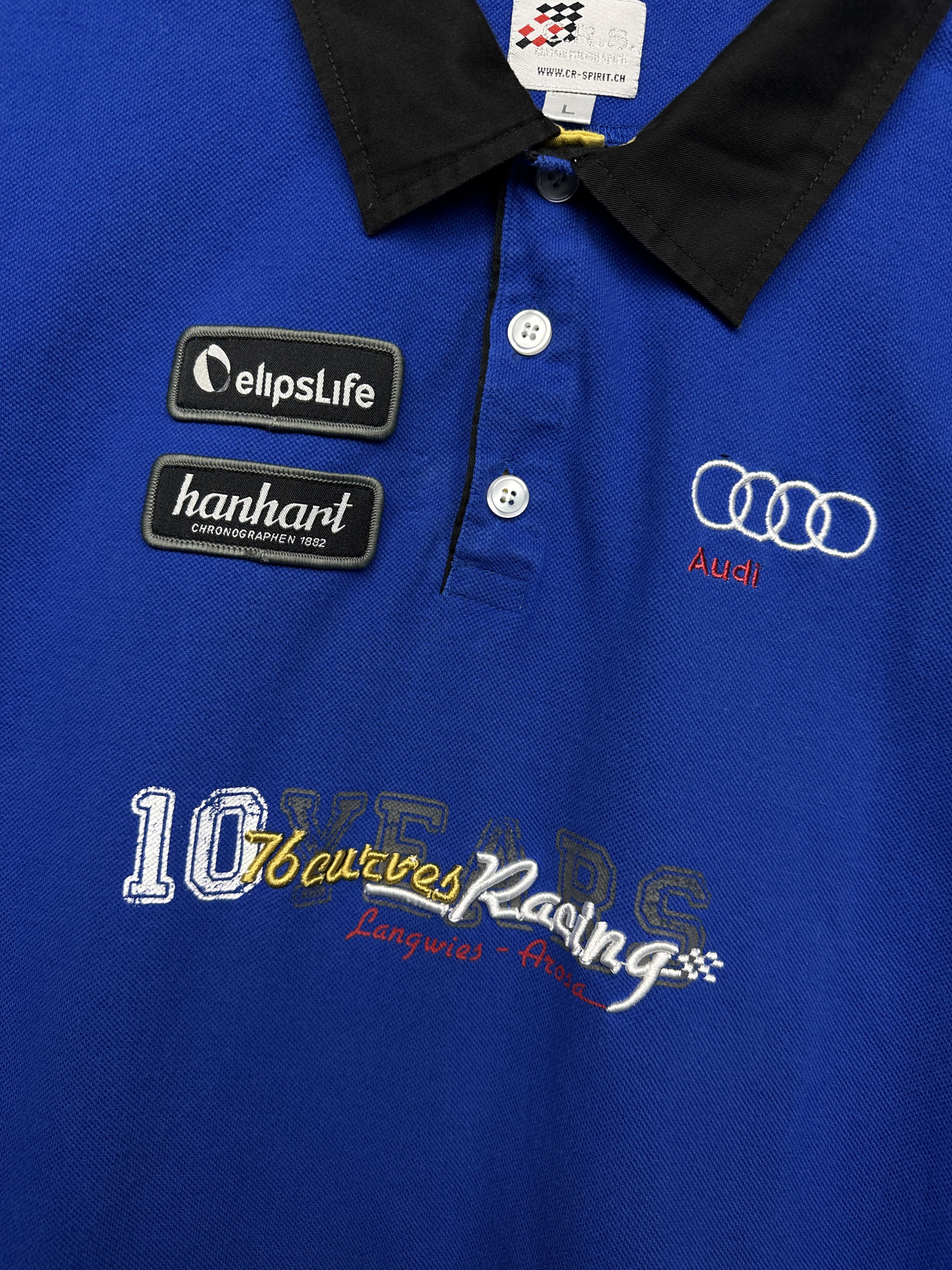 Audi Audi Racing Team Vintage Mens Polo Shirt Size US L / EU 52-54 / 3 - 3 Thumbnail