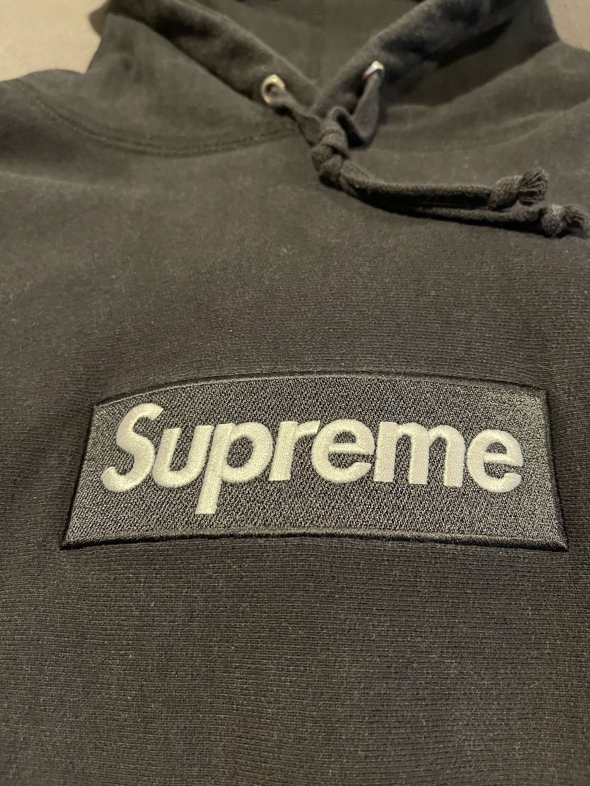 Supreme Supreme Black On Black Box Logo Hoodie 2016 Bogo hoodie Size US XL / EU 56 / 4 - 2 Thumbnail