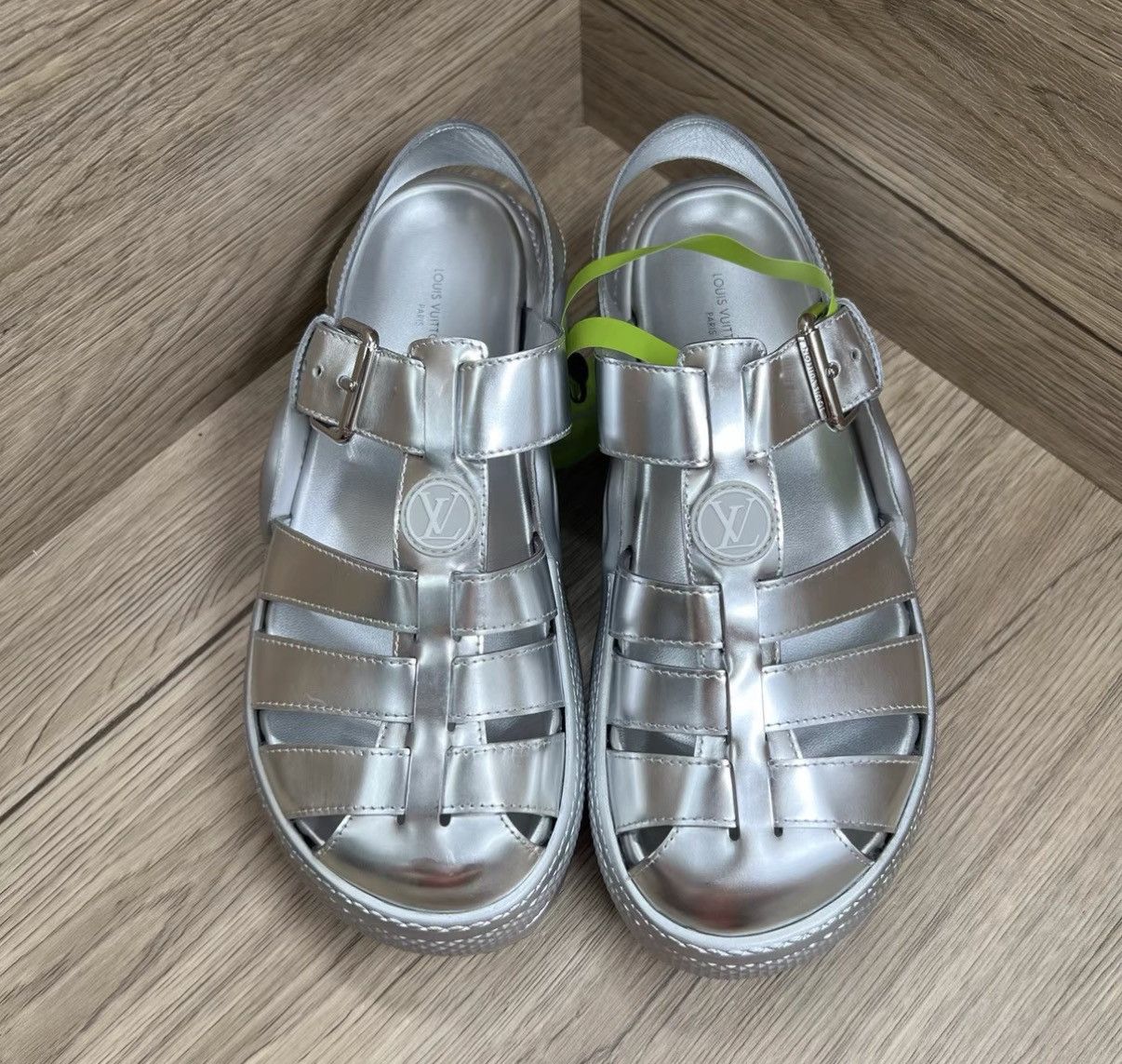 Louis Vuitton Louis Vuitton Archlight Line Silver Platform Sandals J41 Size US 6 / IT 36 - 2 Thumbnail