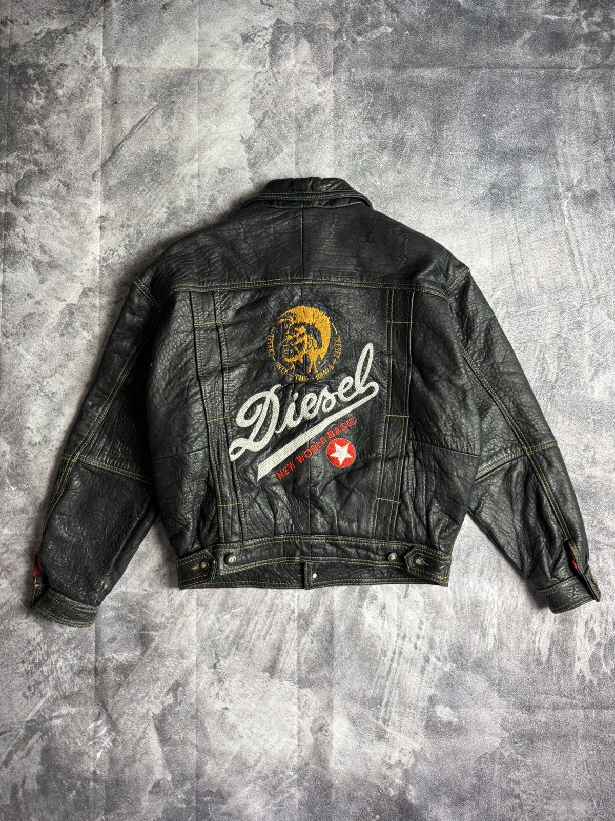 90’s Vintage アーカイブ DIESEL ライダース ギミック y2k 90's Vintage アーカイブ DIESEL ライダース ギミック y2k