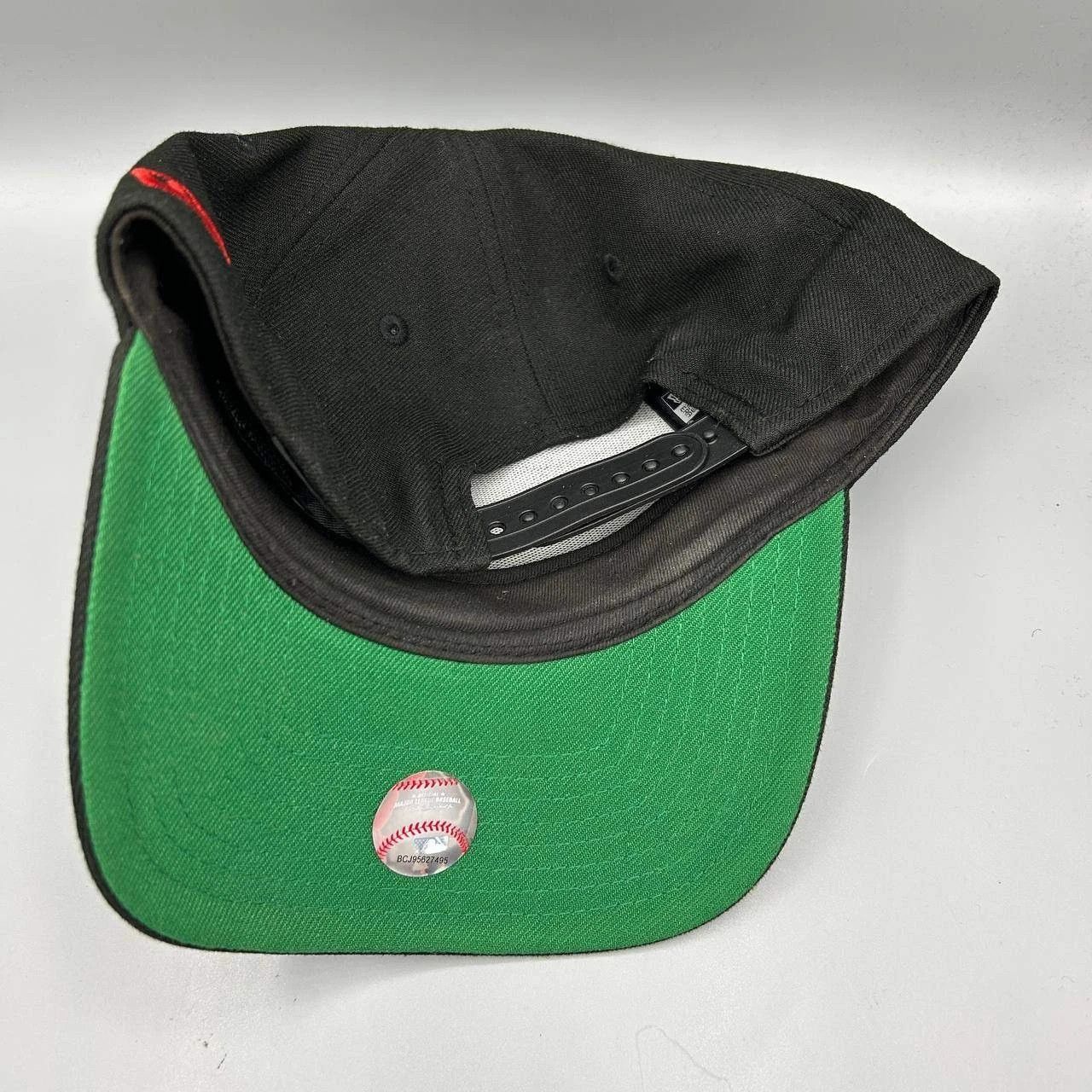 New Era Los Angeles LA Angels Hat Men Black Embroidered Snap Back Size ONE SIZE - 3 Thumbnail