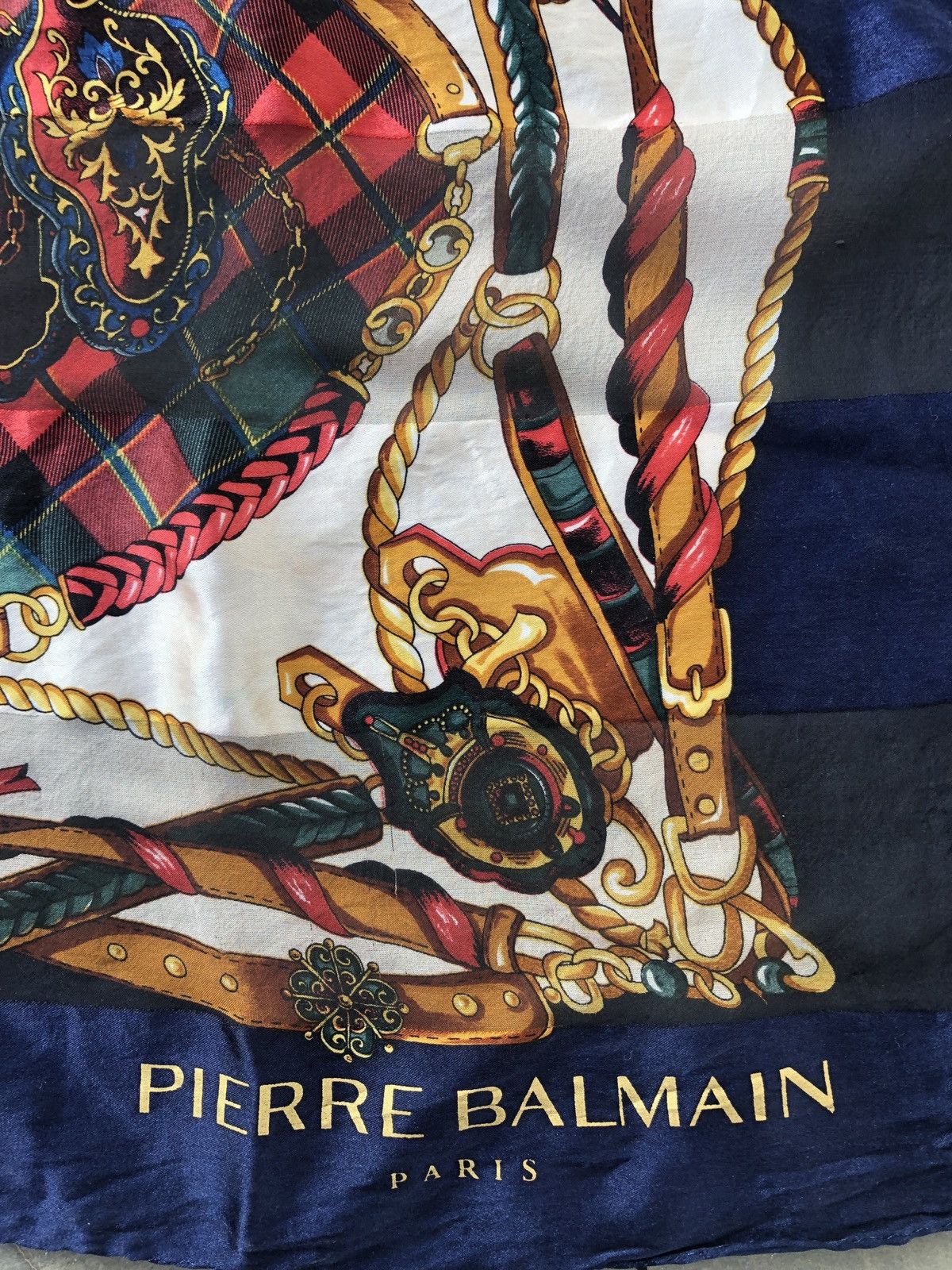 Pierre Balmain Vintage Pierre Balmain Paris Silk Scarf Size ONE SIZE - 3 Thumbnail