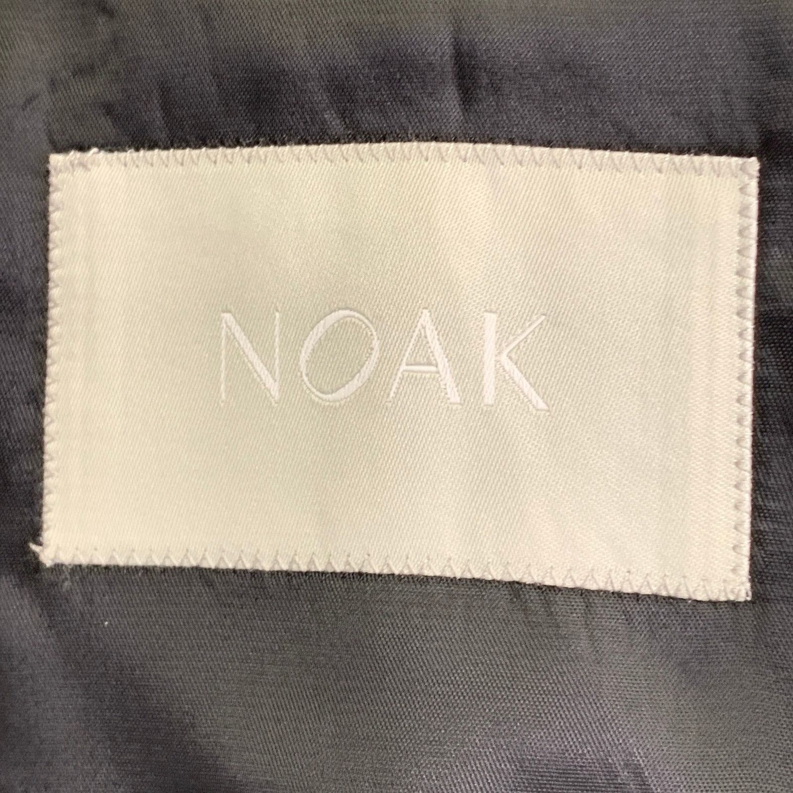 Other NOAK Long Black Polyester Blend Peak Lapel Tuxedo Jacket Size 42L - 6 Thumbnail