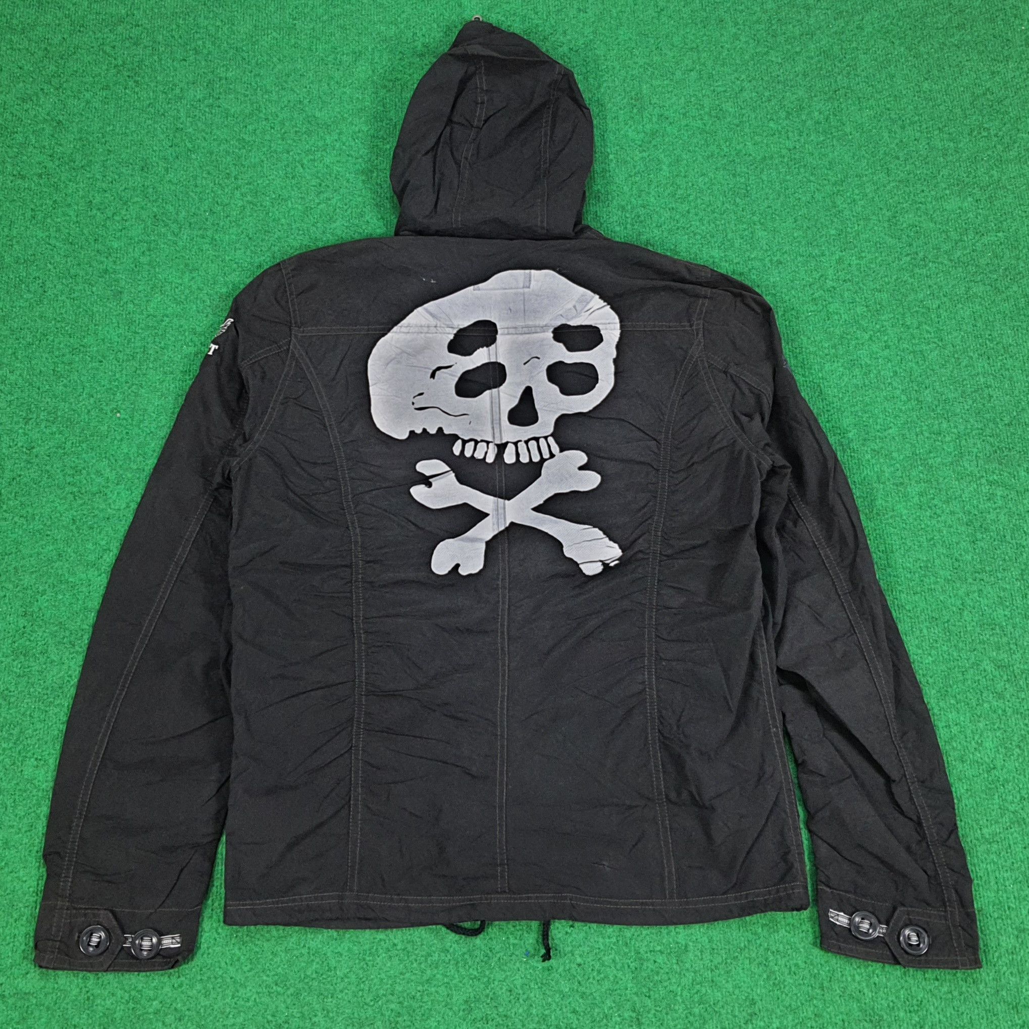 Vintage × Von Dutch Vintage Von Dutch Custom Skull Logo Full Zipper Jacket Size US M / EU 48-50 / 2 - 1 Thumbnail