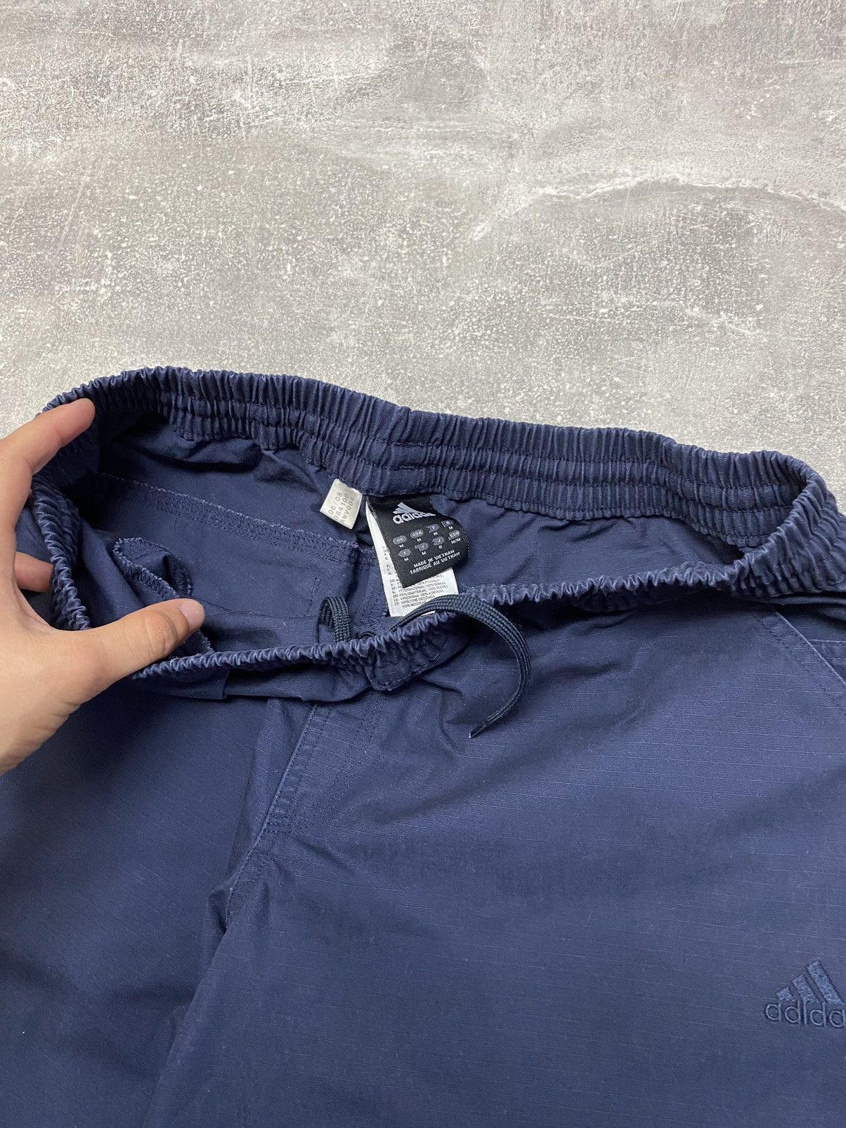 Adidas × Vintage Vintage y2k Adidas Baggy Blue Outdoor Track Pants Size US 32 / EU 48 - 17 Thumbnail