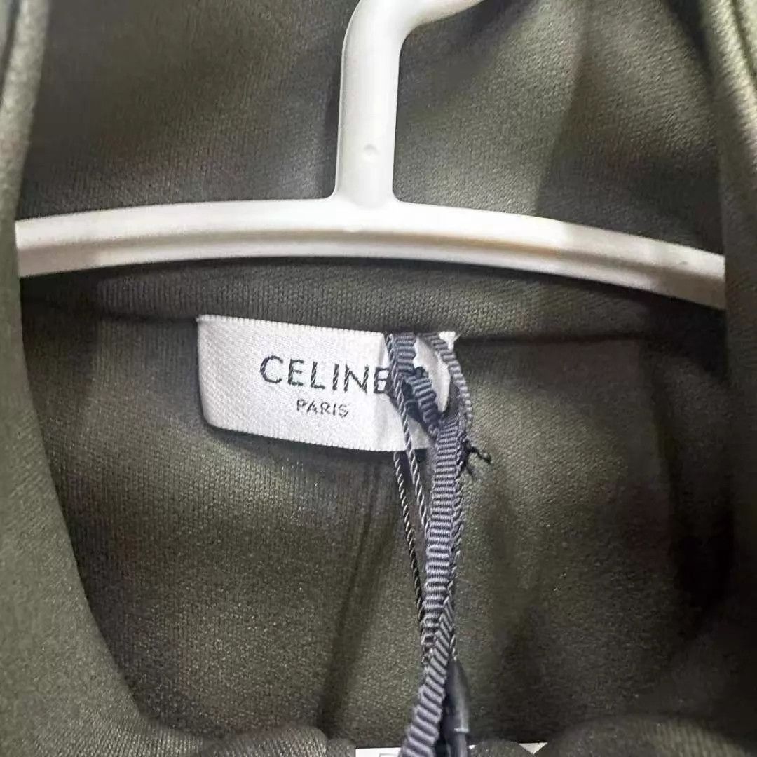 Celine Celine Triomphe Small Logo Zip Jacket OS/XS Size US XS / EU 42 / 0 - 2 Thumbnail