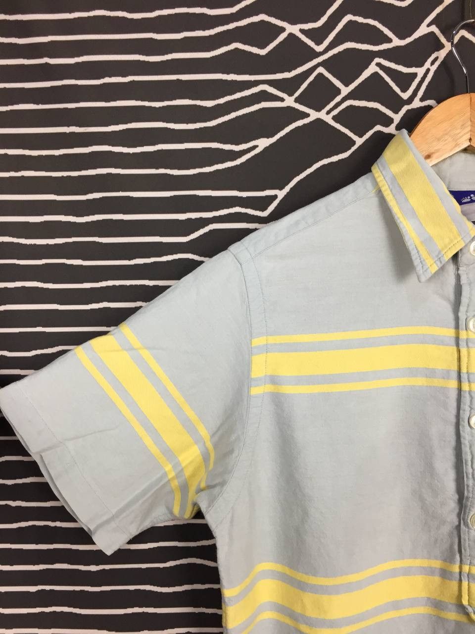 Hang Ten Vtg Hang Ten Embroidered Logo Striped Pocket Polo Tee Size US M / EU 48-50 / 2 - 4 Thumbnail
