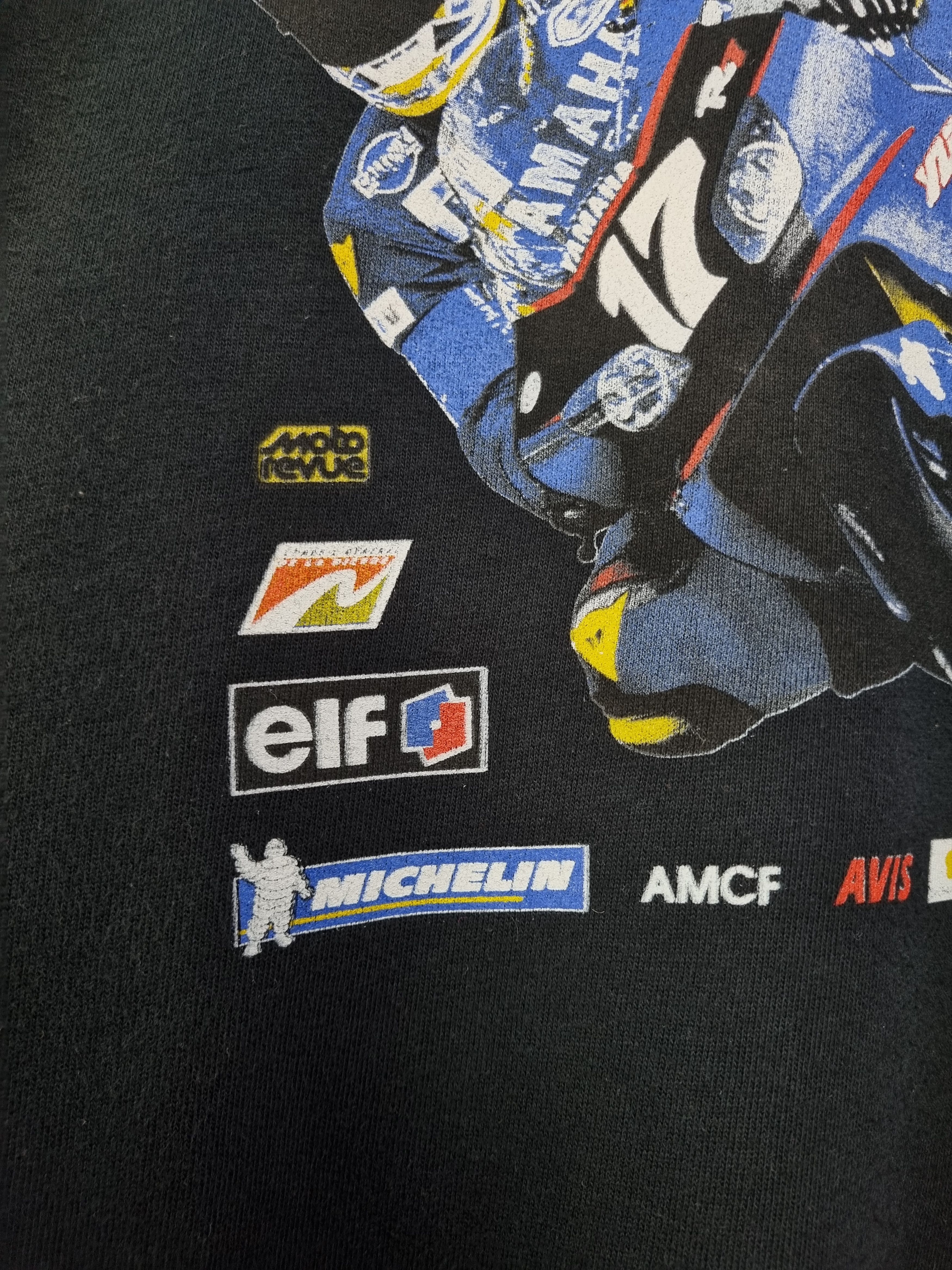 Vintage 90s Motorrad Big Print Bol Dor 2001 Size US L / EU 52-54 / 3 - 4 Thumbnail