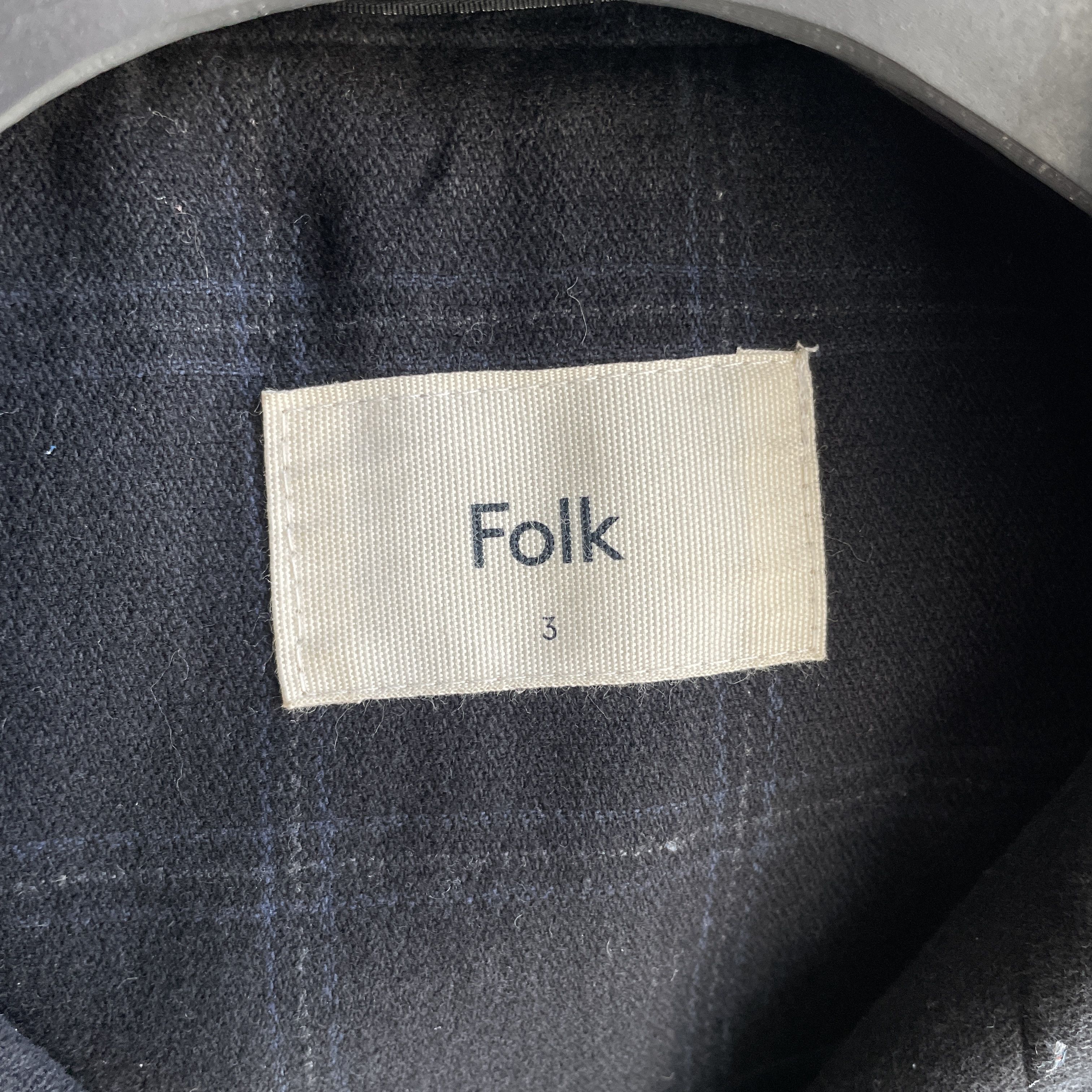 Folk Folk Cotton Wool Blend Check Car Coat Size 3 Size US M / EU 48-50 / 2 - 6 Thumbnail