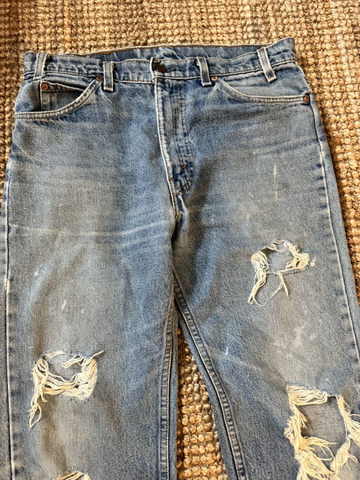 Levi's Vintage 1980s Levis 505 worn in jeans Size US 32 / EU 48 - 5 Thumbnail