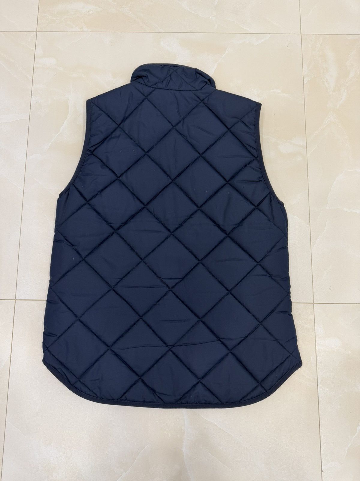 J.Crew J Crew Quilted Navy Vest Size S / US 4 / IT 40 - 2 Thumbnail