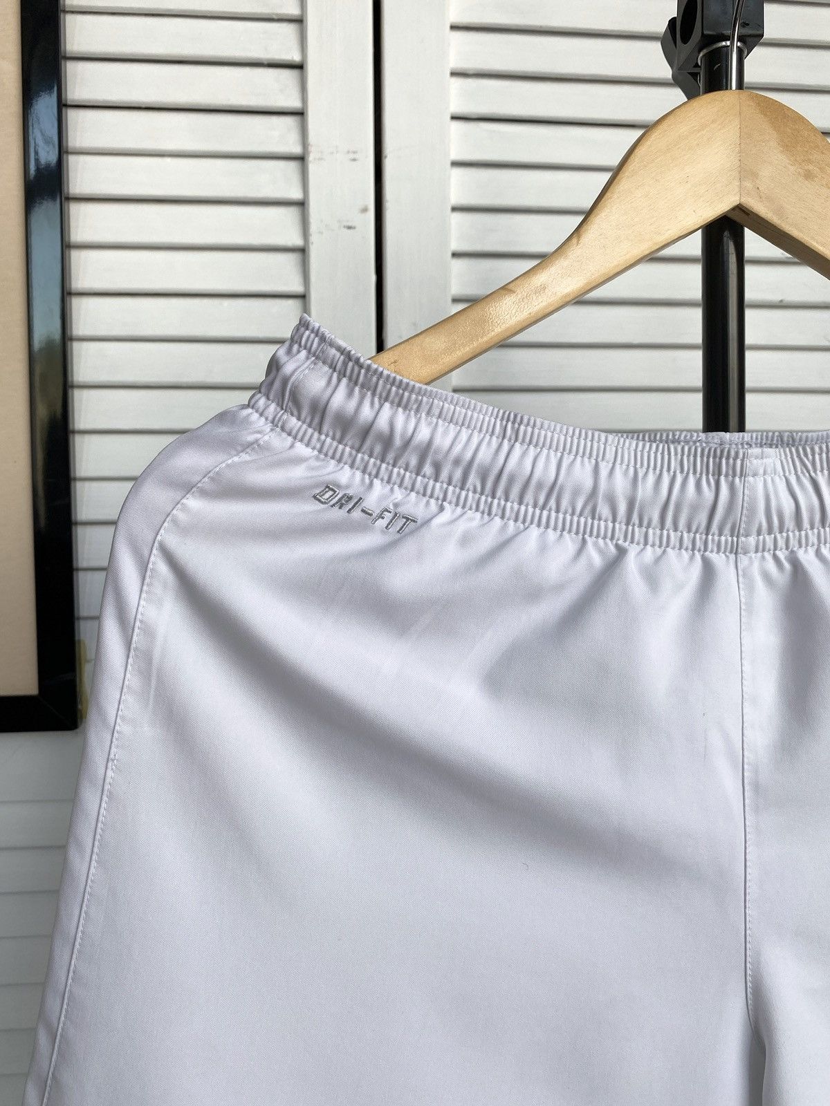 Nike × Vintage Vintage Nike AS Roma Italy Soccer Shorts Home Football White Size US 30 / EU 46 - 6 Thumbnail
