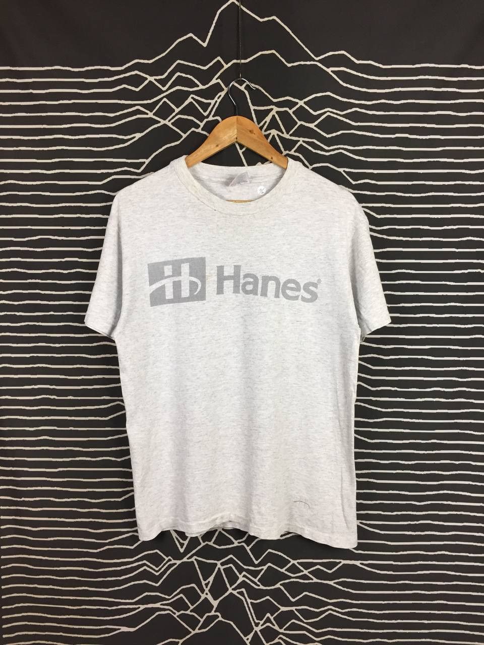 Vintage Vtg 90s Hanes Center Classic Logo Single Stitches Tee Size US M / EU 48-50 / 2 - 2 Thumbnail