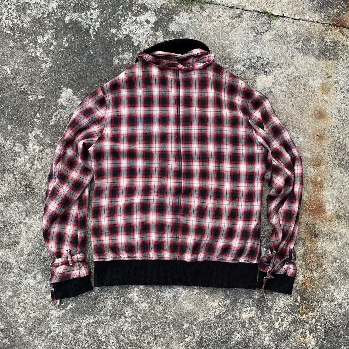 In The Attic × Japanese Brand Bareback Realdress Checkred Punk Anarchy Jacket Size US L / EU 52-54 / 3 - 2 Thumbnail