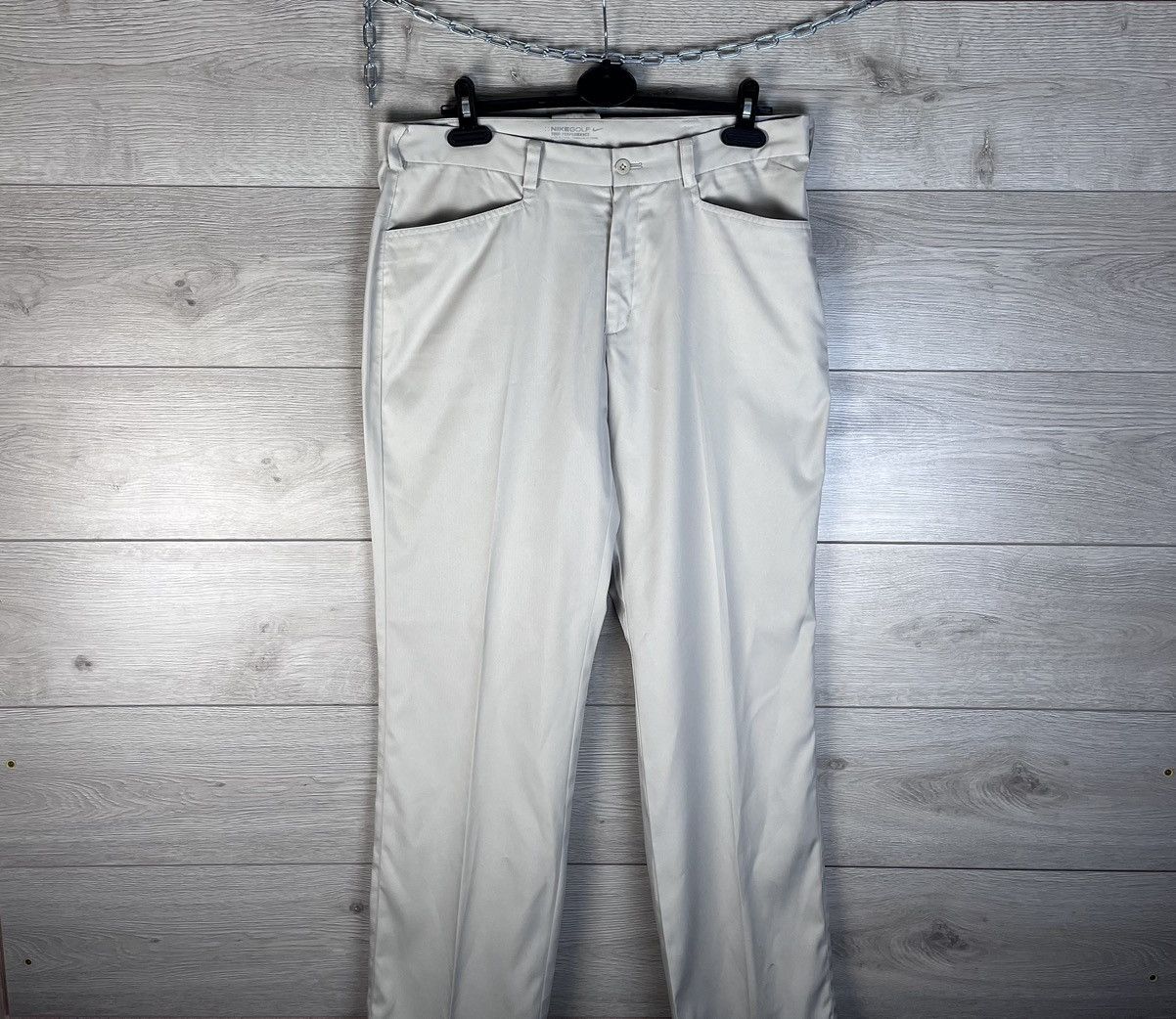 Nike Nike Pants Mens 34x32 Beige Golf Performance Lightweight Size US 34 / EU 50 - 1 Thumbnail