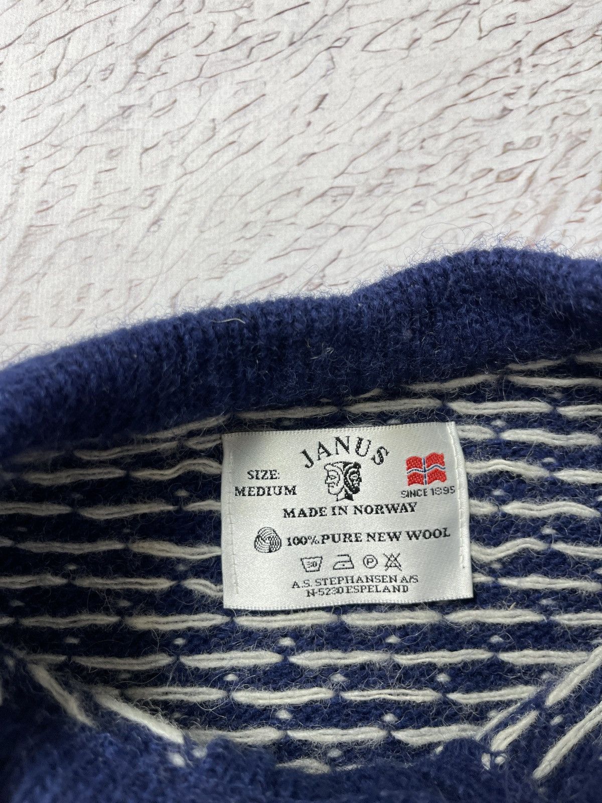 Dale Of Norway Janus vintage pure wool made in Norway striped sweater Size US M / EU 48-50 / 2 - 9 Thumbnail
