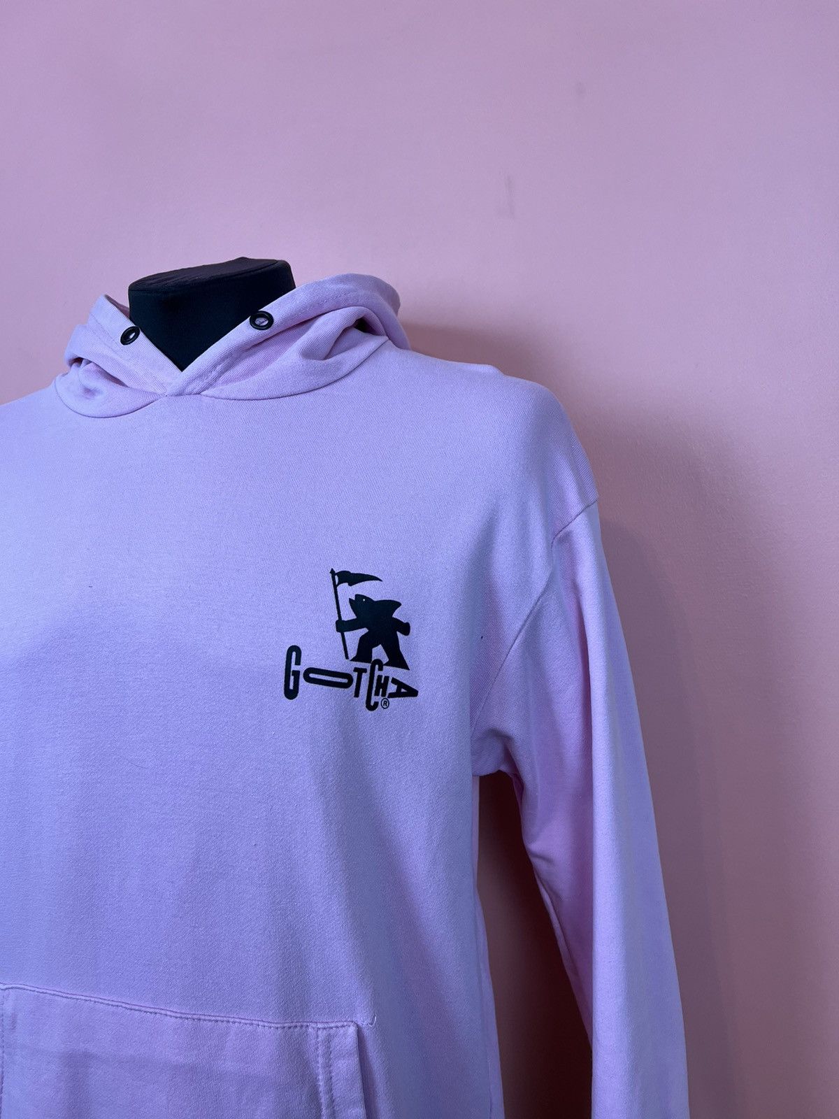 Gotcha Gotcha streetwear hoodie pink hype printed Size US L / EU 52-54 / 3 - 11 Thumbnail