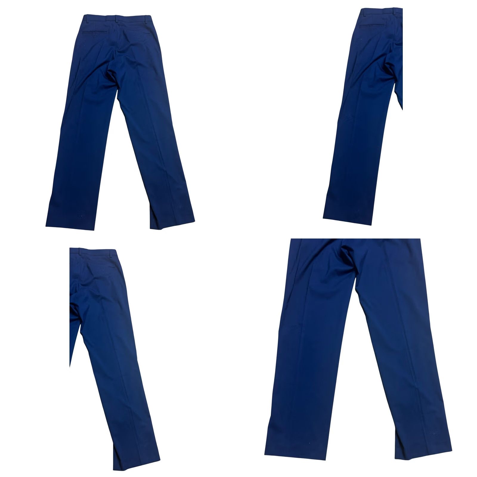 Murano VINTAGE? No — Murano Dress Pants Slacks Men 29x32 Navy Blue 29 Regular Tapered Front Pockets Flat Front Zip Button Hook & Eye Comfort City Theme Size US 29 - 8 Thumbnail