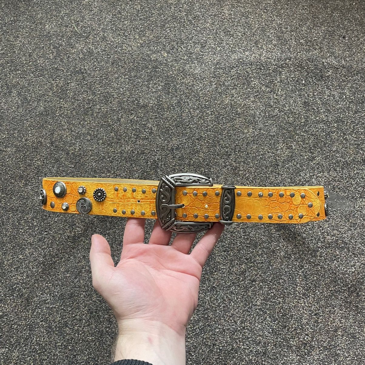 Vintage Vintage 90s Japanese Alt Goth Rock Belt Archive Logo Slim OS Size ONE SIZE - 1 Thumbnail