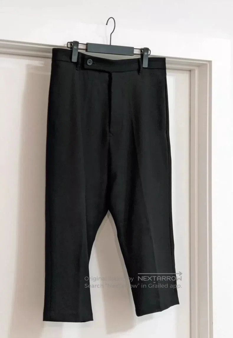Rick Owens Rick Owens Cropped Wool Astaire Pants. Size US 32 / EU 48 - 3 Thumbnail