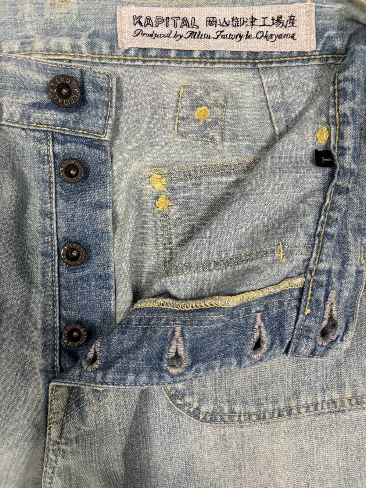 Kapital Kountry Kapital Okabellbo Buckle Back Flare Bell Bottom Jeans Size US 28 / EU 44 - 15 Thumbnail