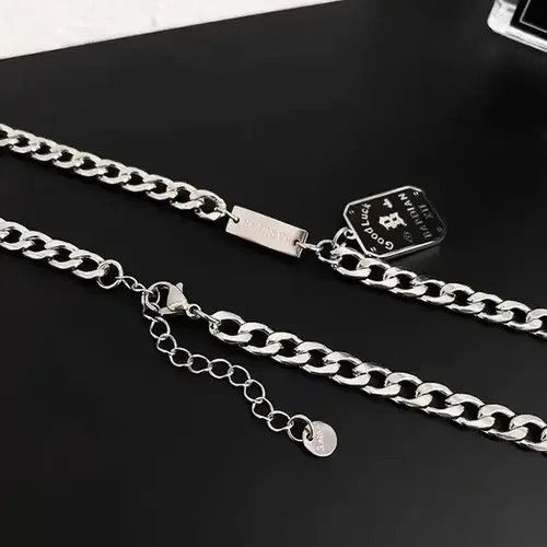 Other Good Lucky Letter B Black Tag Necklace Size ONE SIZE - 4 Thumbnail