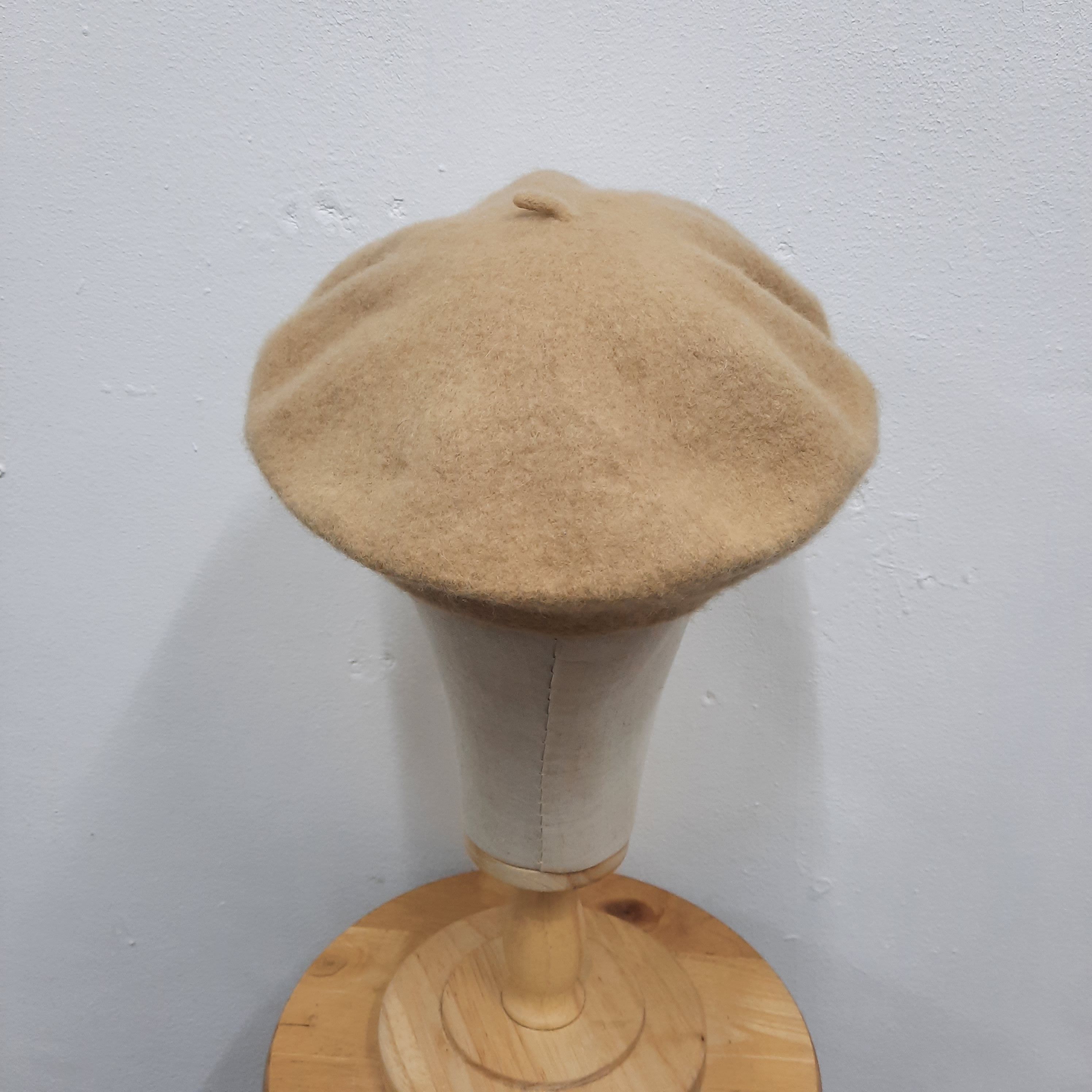 Japanese Brand 🪖 J brand millitage military army punk style wool beret Size ONE SIZE - 3 Thumbnail