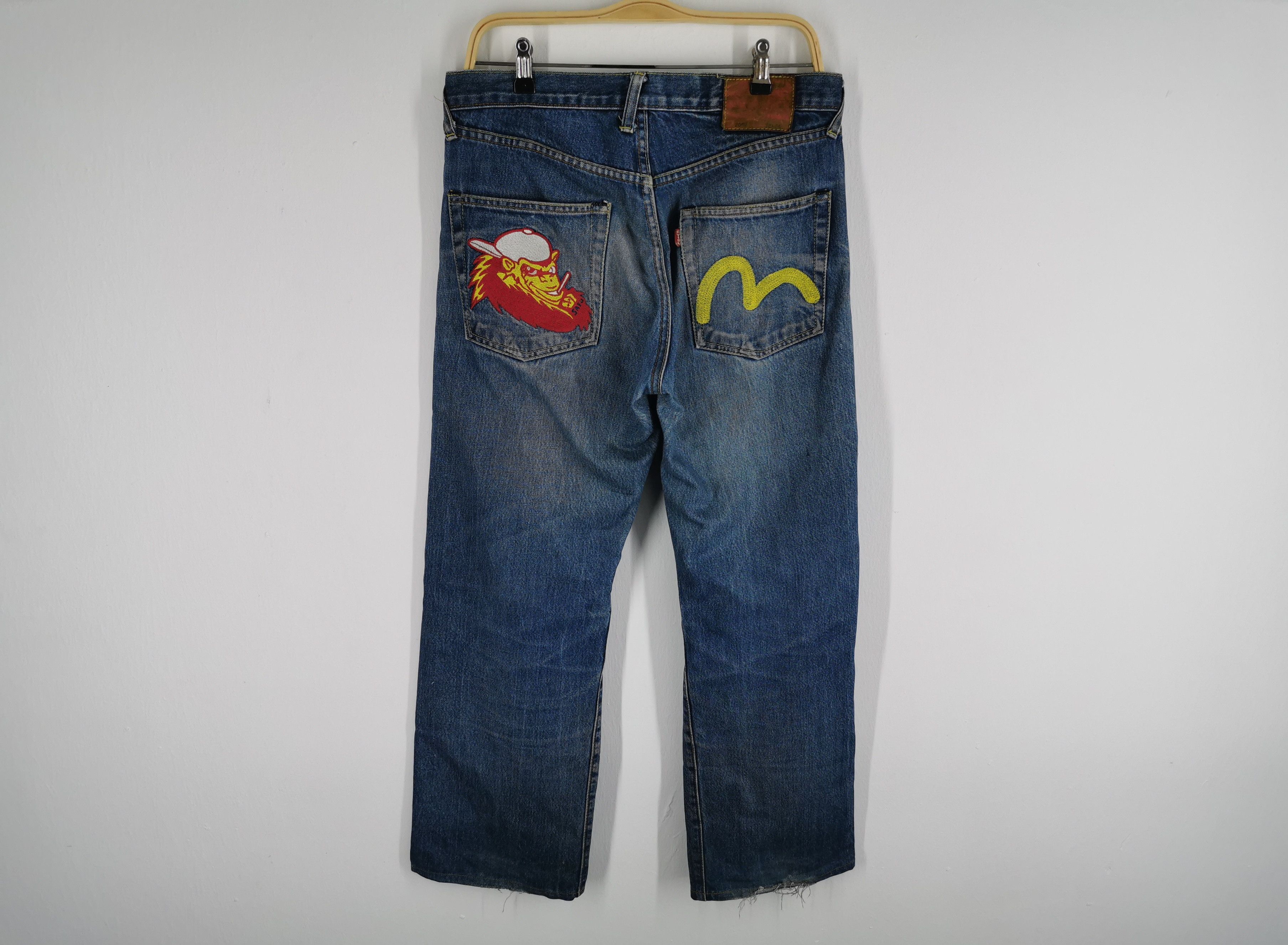 Evisu Vintage 90s Evisu Made In USA Denim Jeans Size 32 Size US 32 / EU 48 - 4 Thumbnail