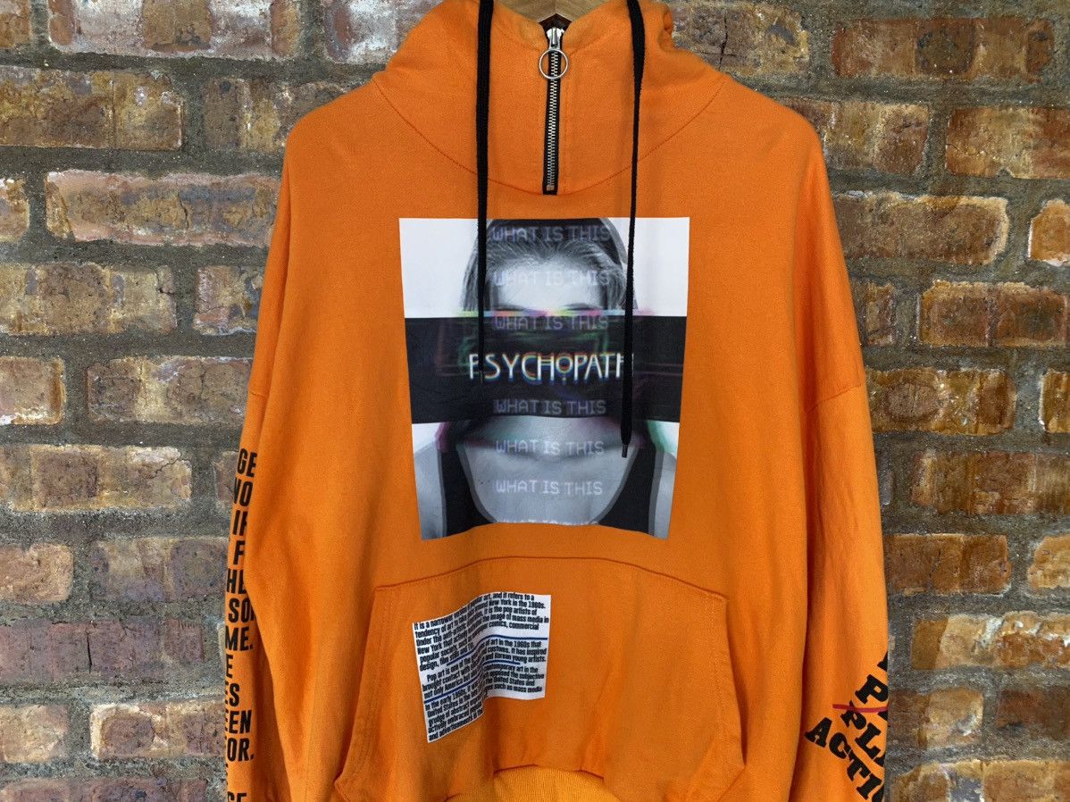 Japanese Brand A’GEM/9 Japan psychopath illusion hoodie Size US L / EU 52-54 / 3 - 3 Thumbnail