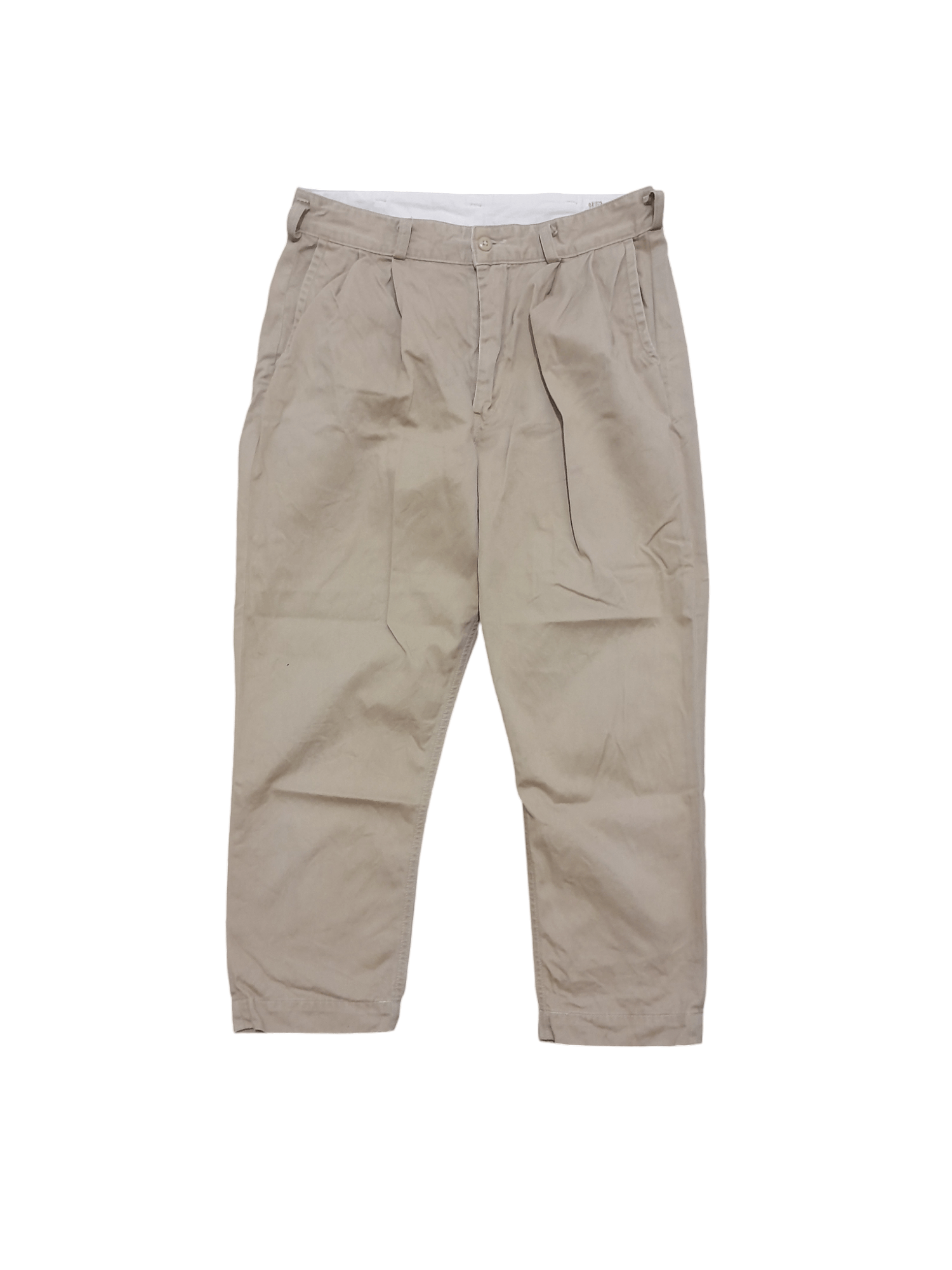Japanese Brand Orslow 1 tuck pleated cropped pants Size US 32 / EU 48 - 1 Thumbnail