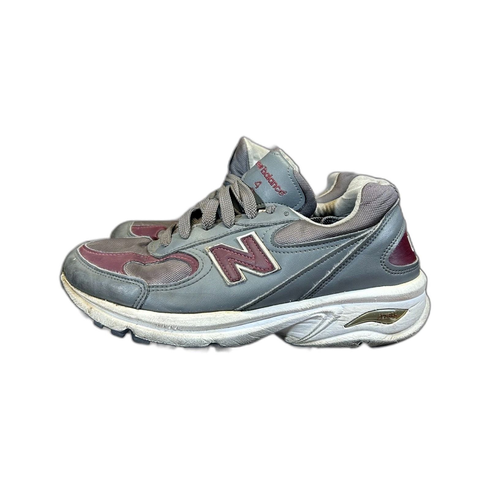 New Balance New Balance M498GB Grey Burgundy Running Walking Shoes Size Size US 7 / EU 40 - 6 Thumbnail