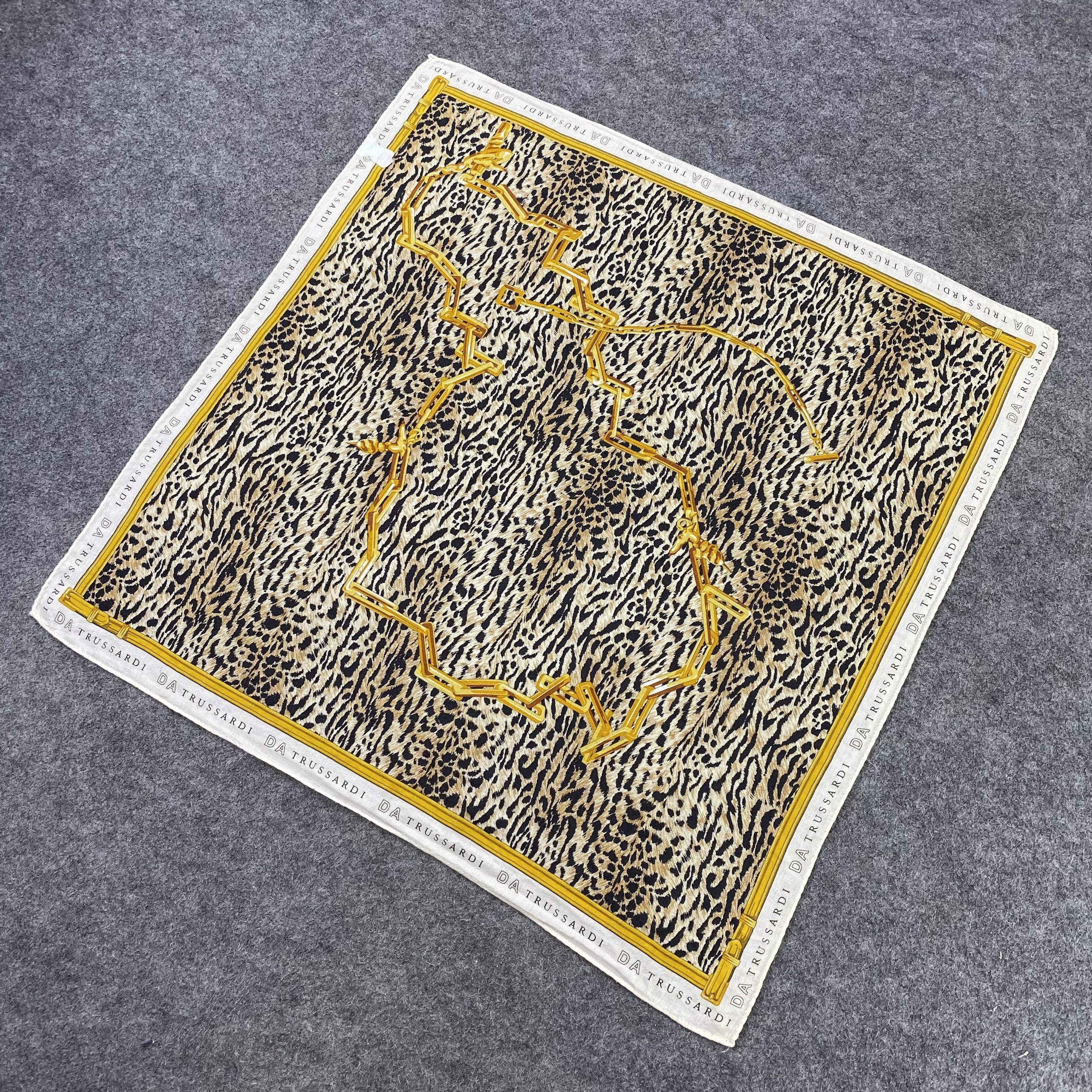 Trussardi Trussardi Handkerchief Neckerchief Bandana-B1680 Size ONE SIZE - 4 Thumbnail
