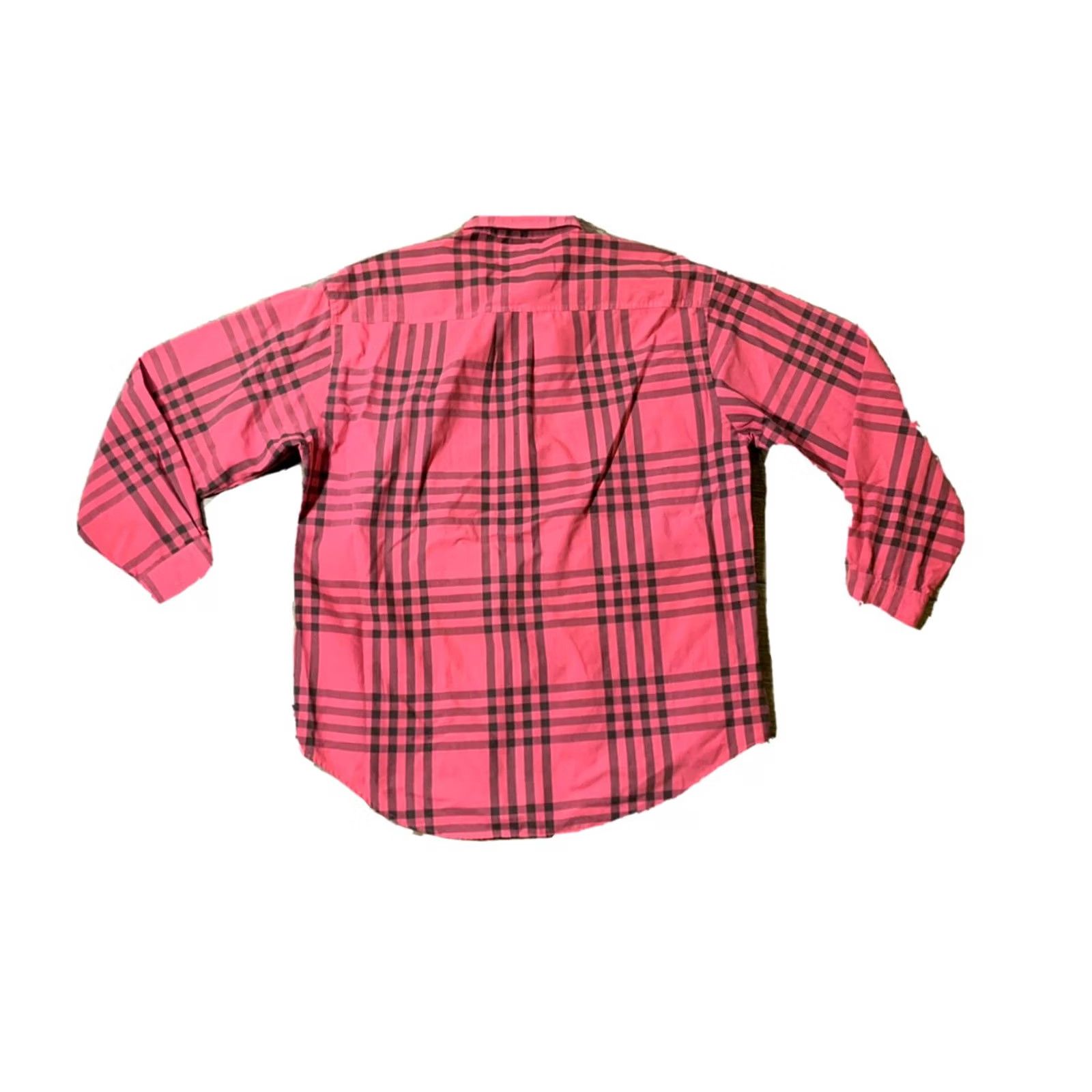 Levi's VINTAGE Levi's Plaid Button Up Men's Large Long Sleeve Salmon Shirt Size US L / EU 52-54 / 3 - 2 Thumbnail