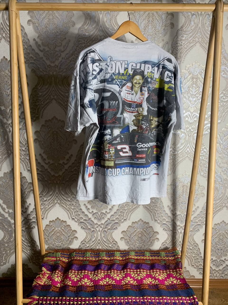 NASCAR Vintage Dale Earnhardt Winston Cup Championship Retro 90s Size US XL / EU 56 / 4 - 9 Thumbnail
