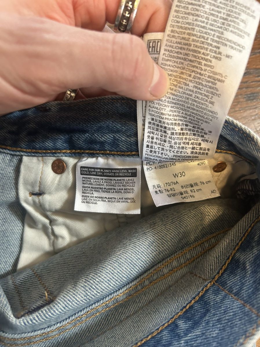 DENIM TEARS × Levi's Denim Tears 501 Levi’s Custom Flared Size US 30 / EU 46 - 6 Thumbnail