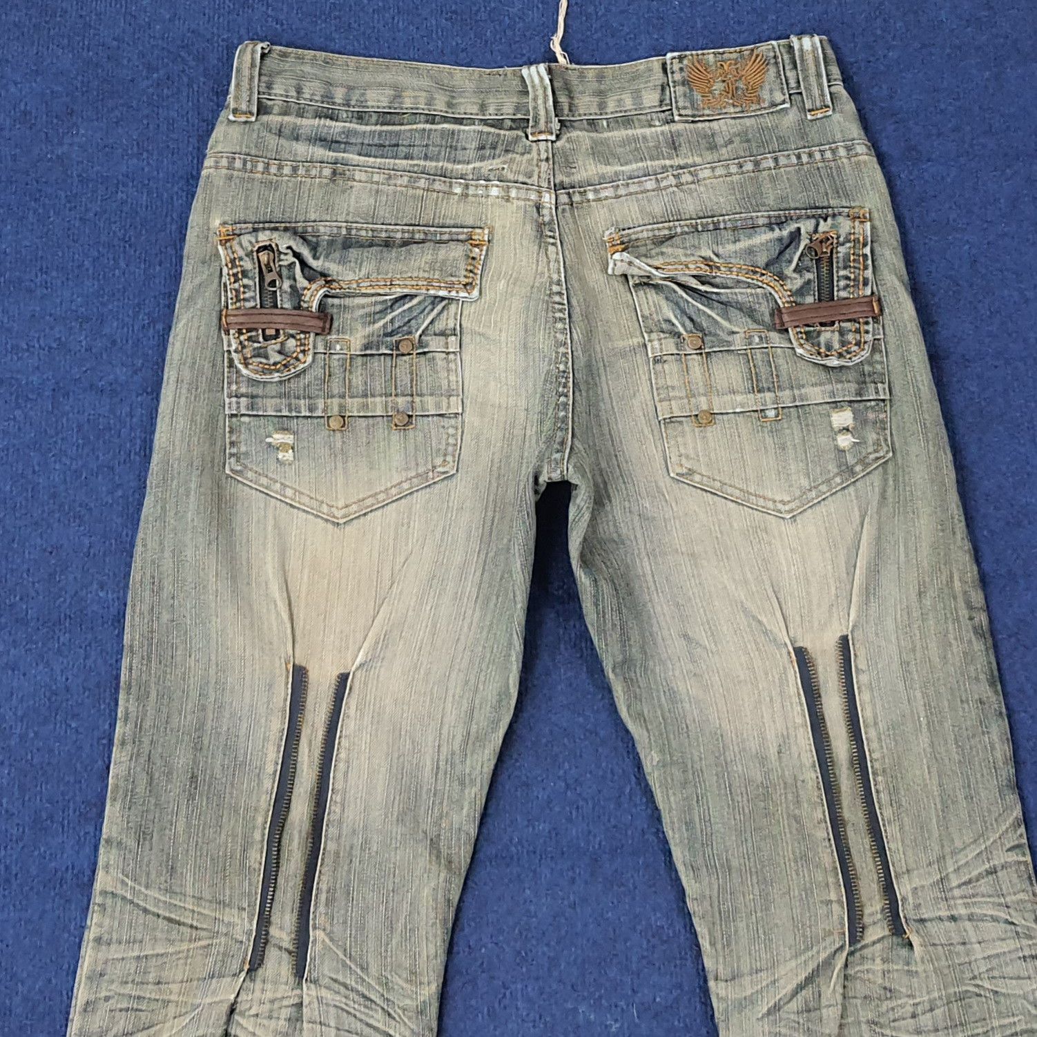 FUSAI Vintage FUSAI Focus USA Y2K Jeans C258N25 Size US 33 - 2 Thumbnail