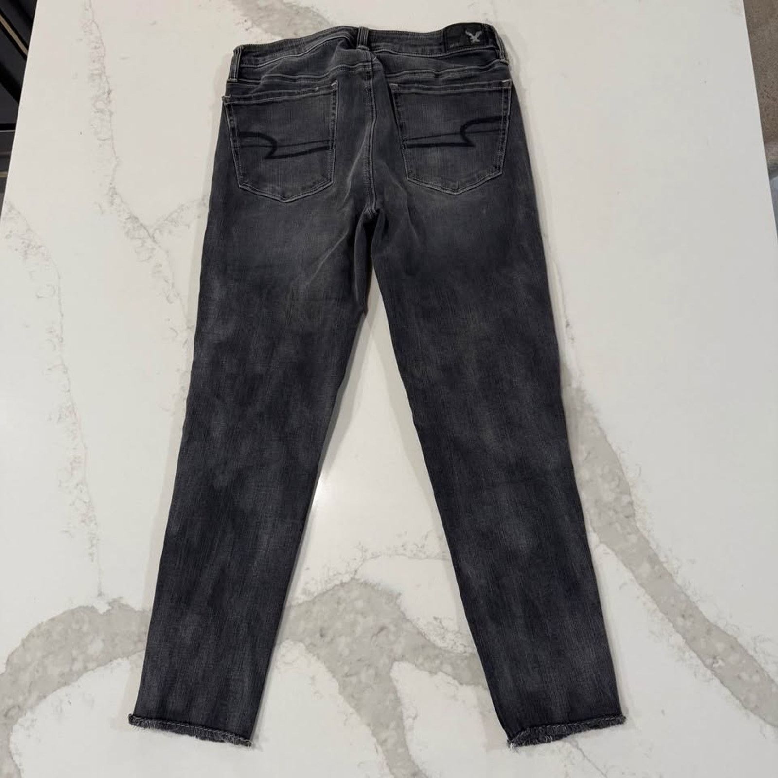 American Eagle Outfitters American Eagle High Rise Jegging Crop Denim Jeans Womens 4R Size 27" / US 4 / IT 40 - 5 Thumbnail