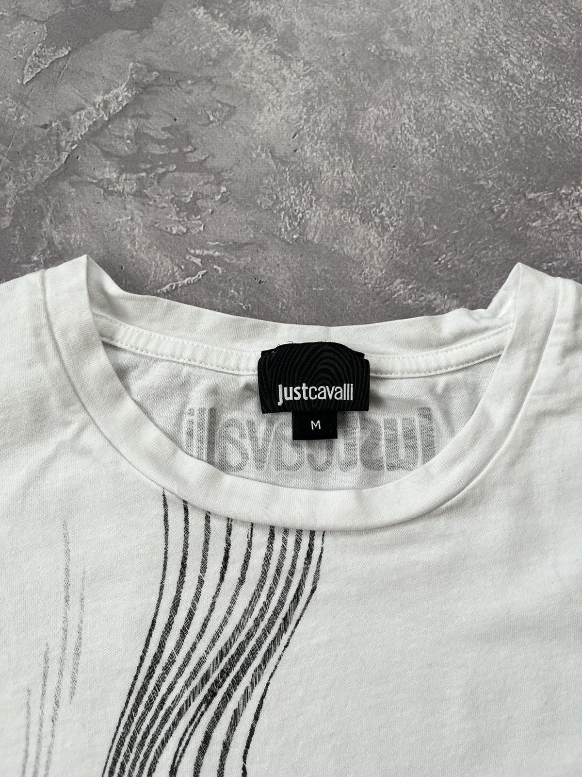 Just Cavalli RARE Just Cavalli Skull Graphic T Shirt White Size M Size US M / EU 48-50 / 2 - 3 Thumbnail
