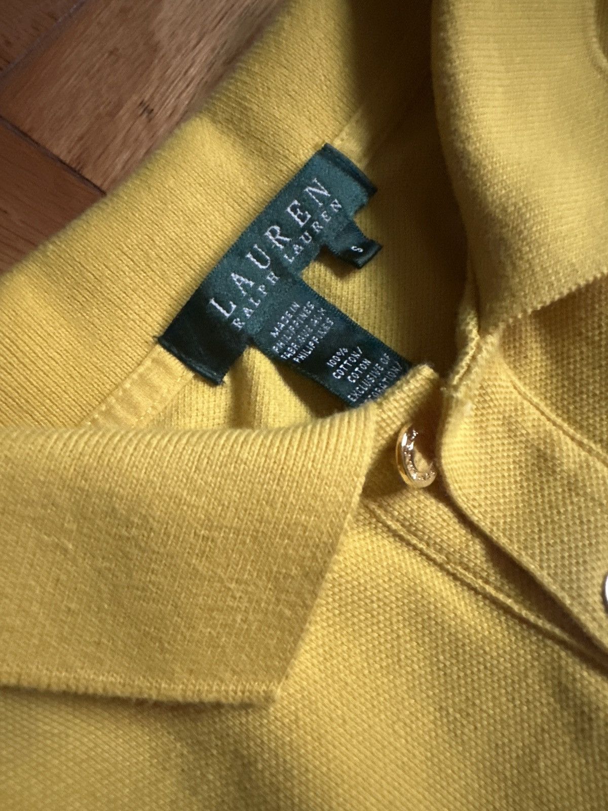 Lauren Ralph Lauren Women’s Ralph Lauren LRL Yellow Polo Shirt Size S / US 4 / IT 40 - 3 Thumbnail