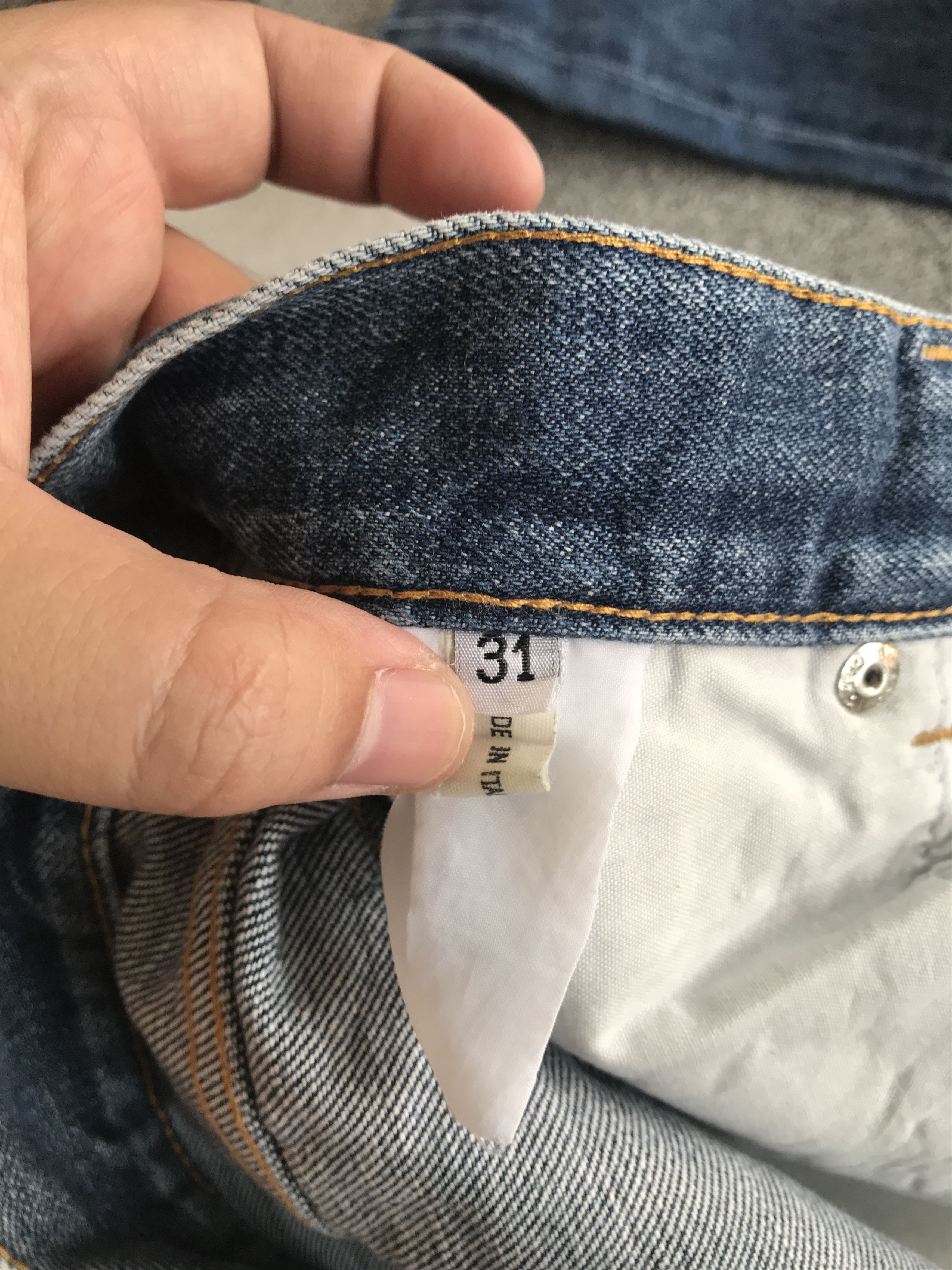 Helmut Lang Vintage 1998 Helmut Lang Denim Pants Size US 31 - 10 Thumbnail