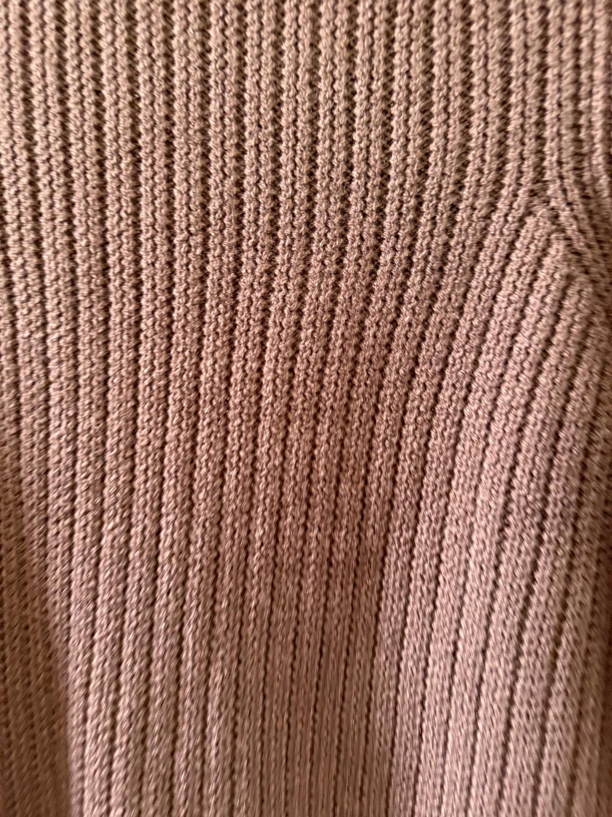 Unknown London Brown Ribbed Knit Sweater for Men Size XS / US 0-2 / IT 36-38 - 2 Thumbnail
