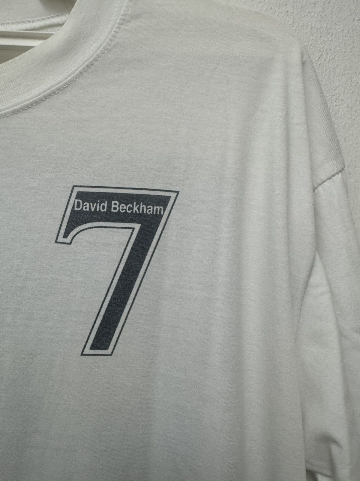 David Beckham Vintage 90’s David Becham England Photo Tee No 7 Size US L / EU 52-54 / 3 - 6 Thumbnail