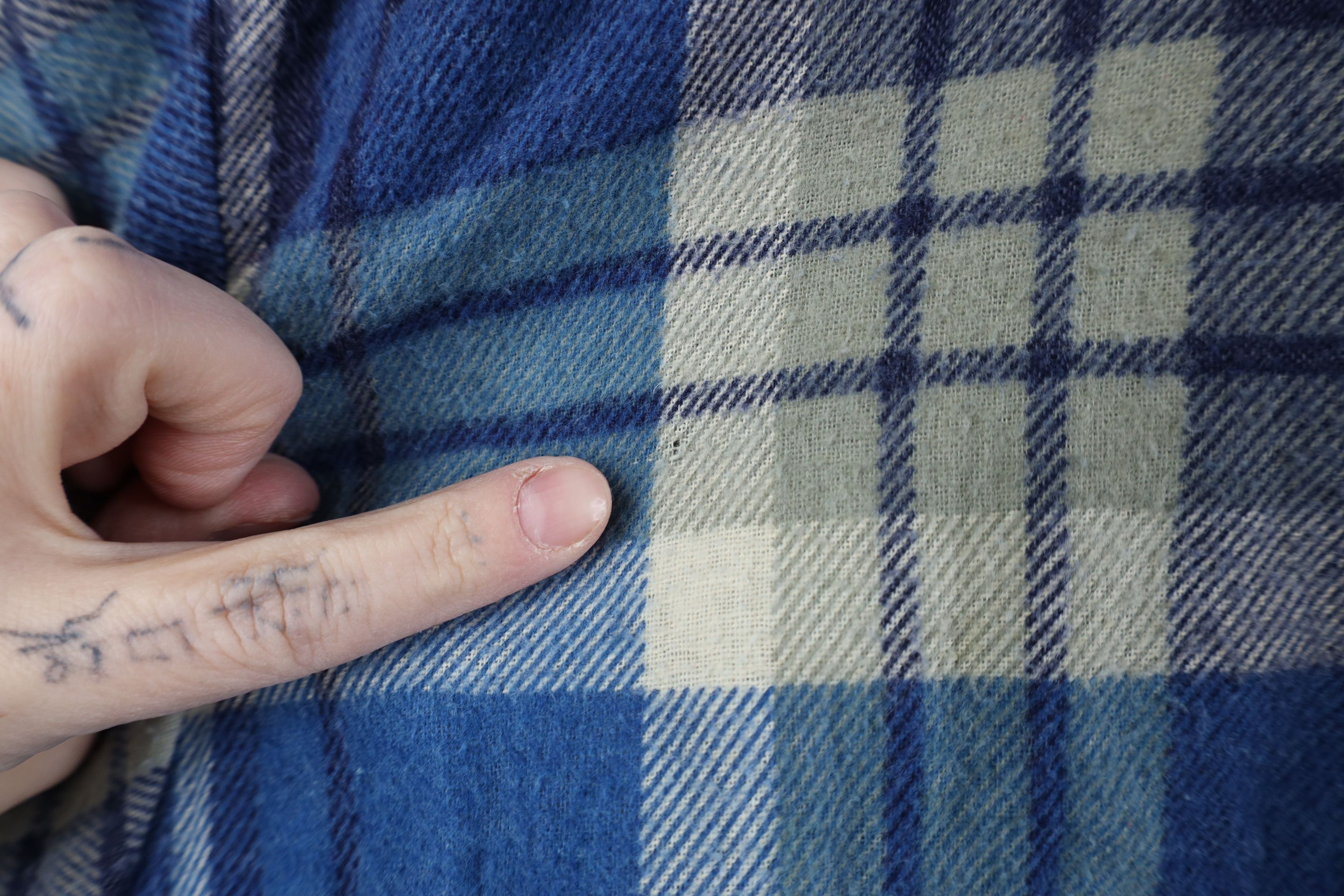 Vintage Vintage 90s Streetwear Flannel Full Zip Shirt Jacket Plaid Size US XXL / EU 58 / 5 - 5 Thumbnail