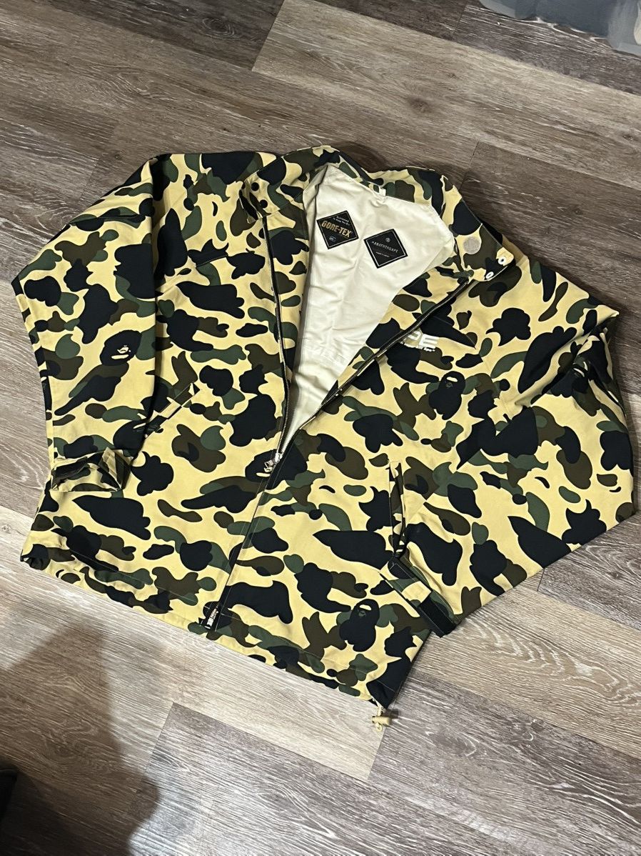 Bape × Goretex Goretex X Bape Collared Jacket Zip Up Size US M / EU 48-50 / 2 - 3 Thumbnail